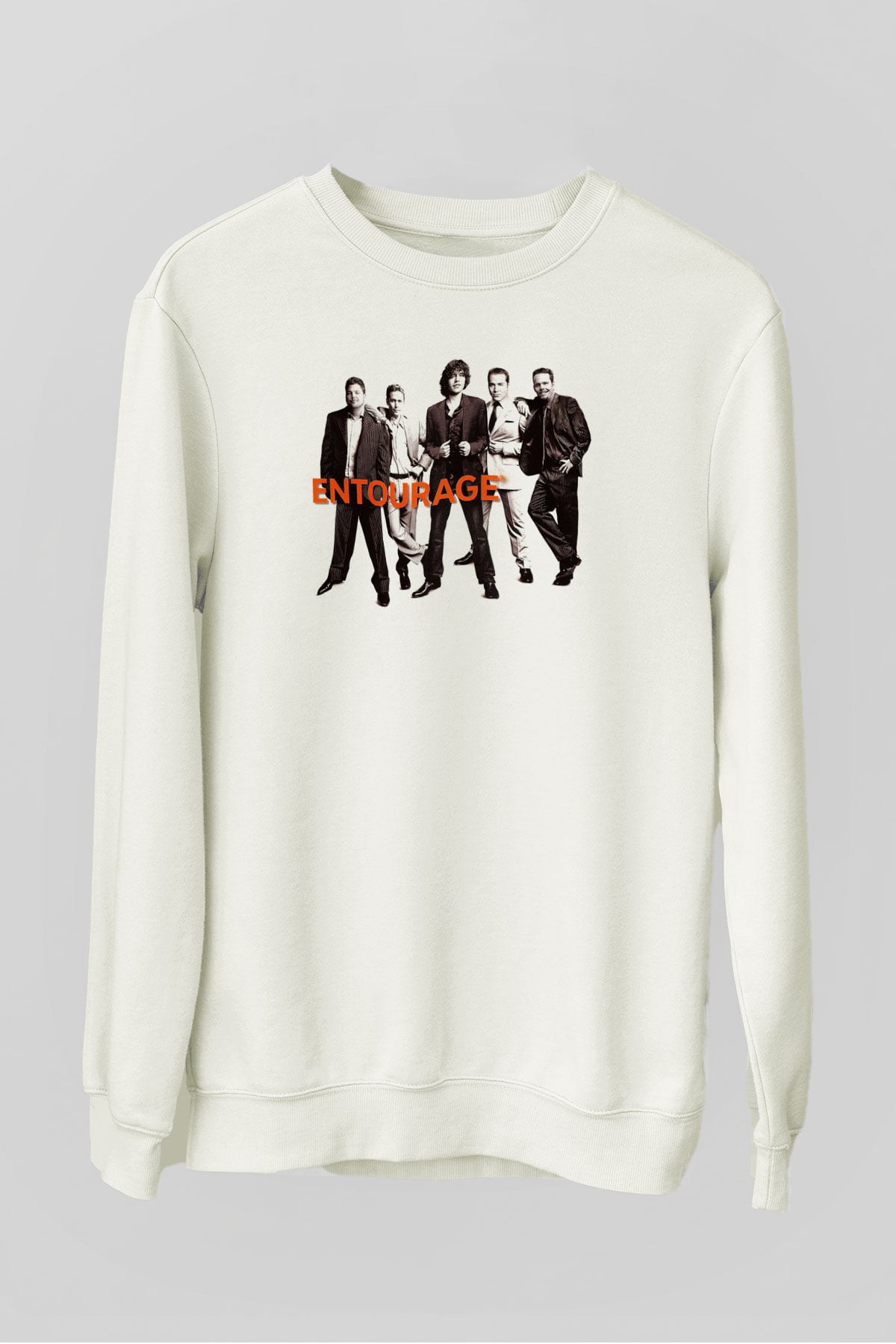 Entourage Beyaz Unisex Sweatshirt