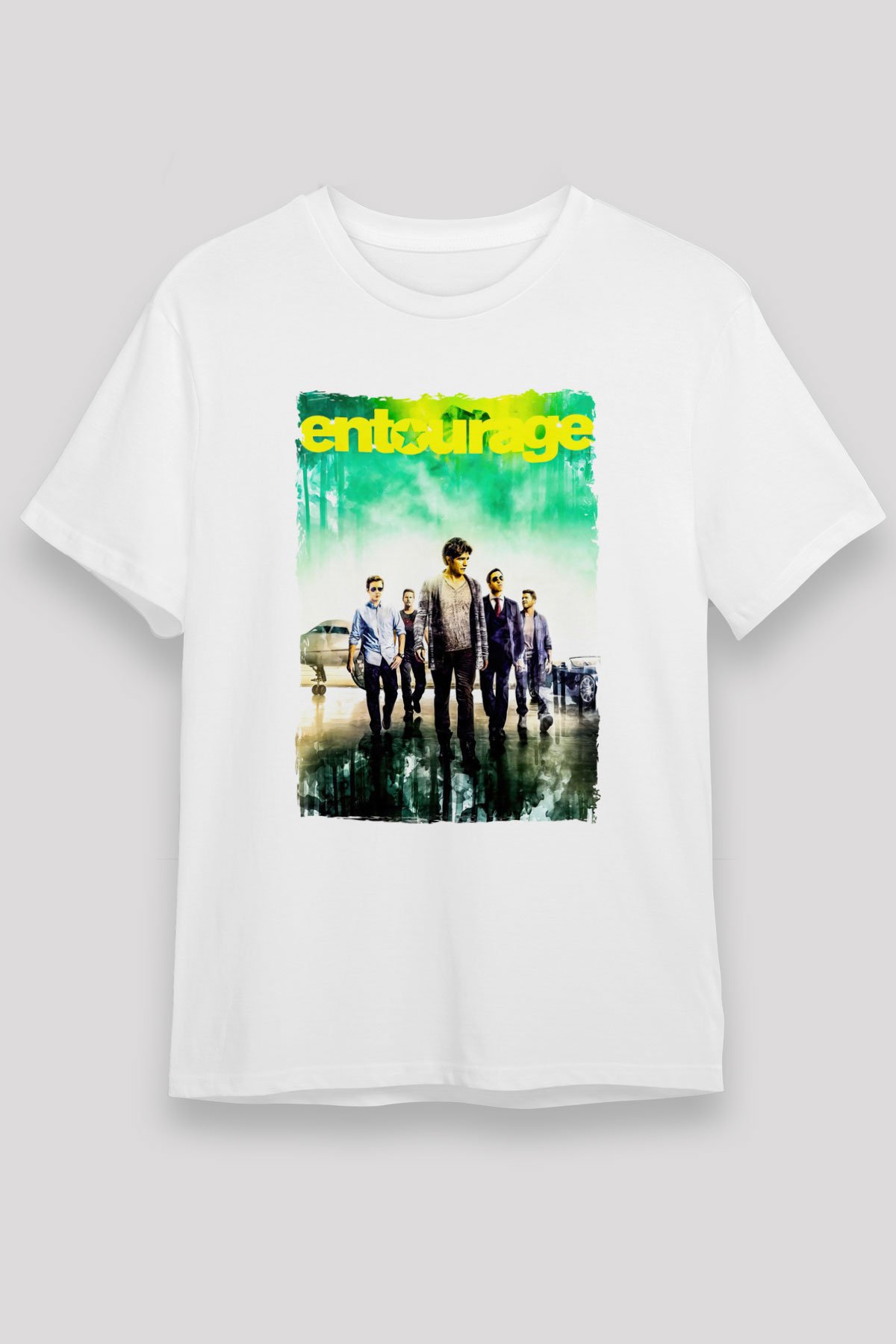 Entourage White Unisex Graphic Tee - STREETWEAR