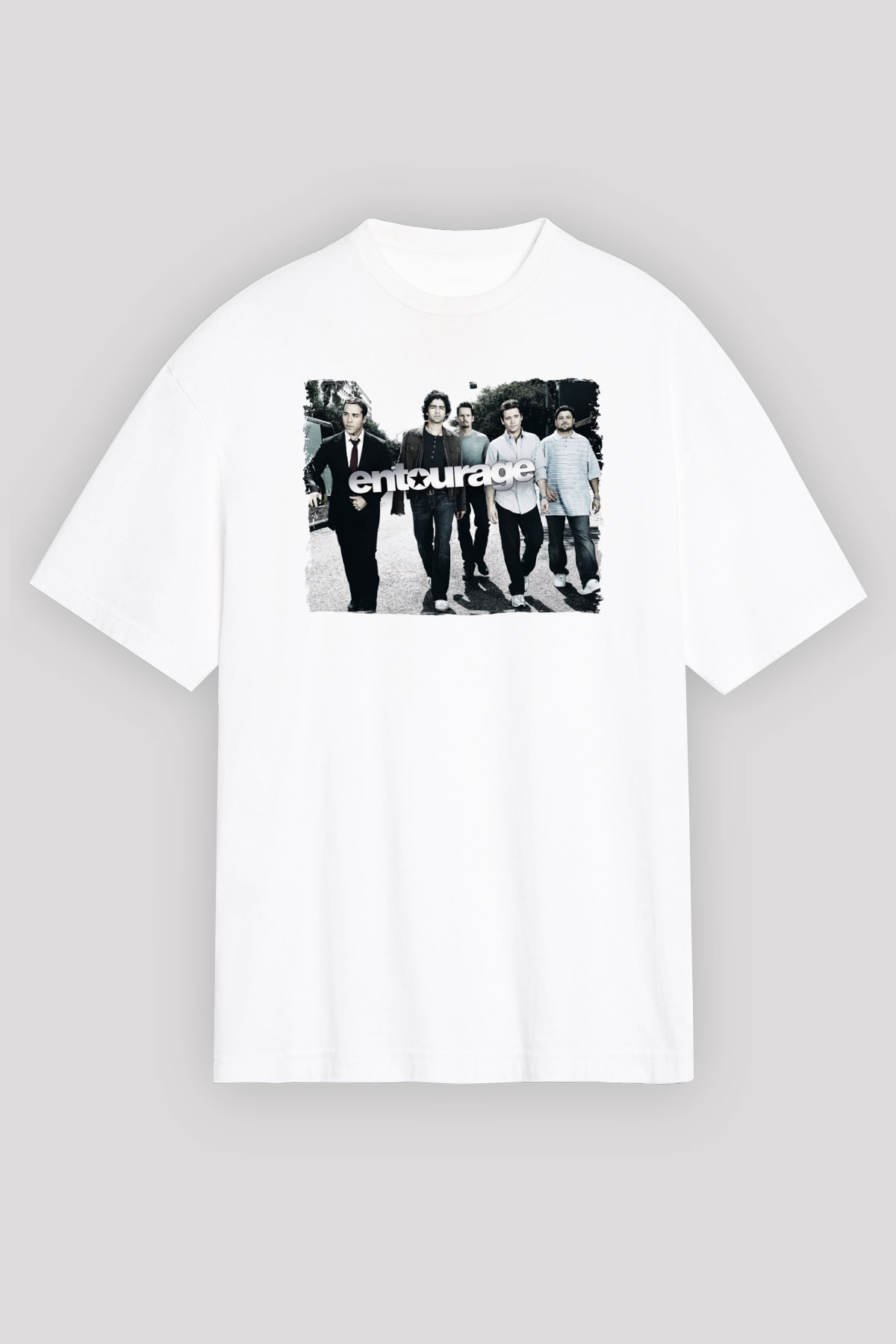 Entourage Beyaz Unisex Tişört T-Shirt