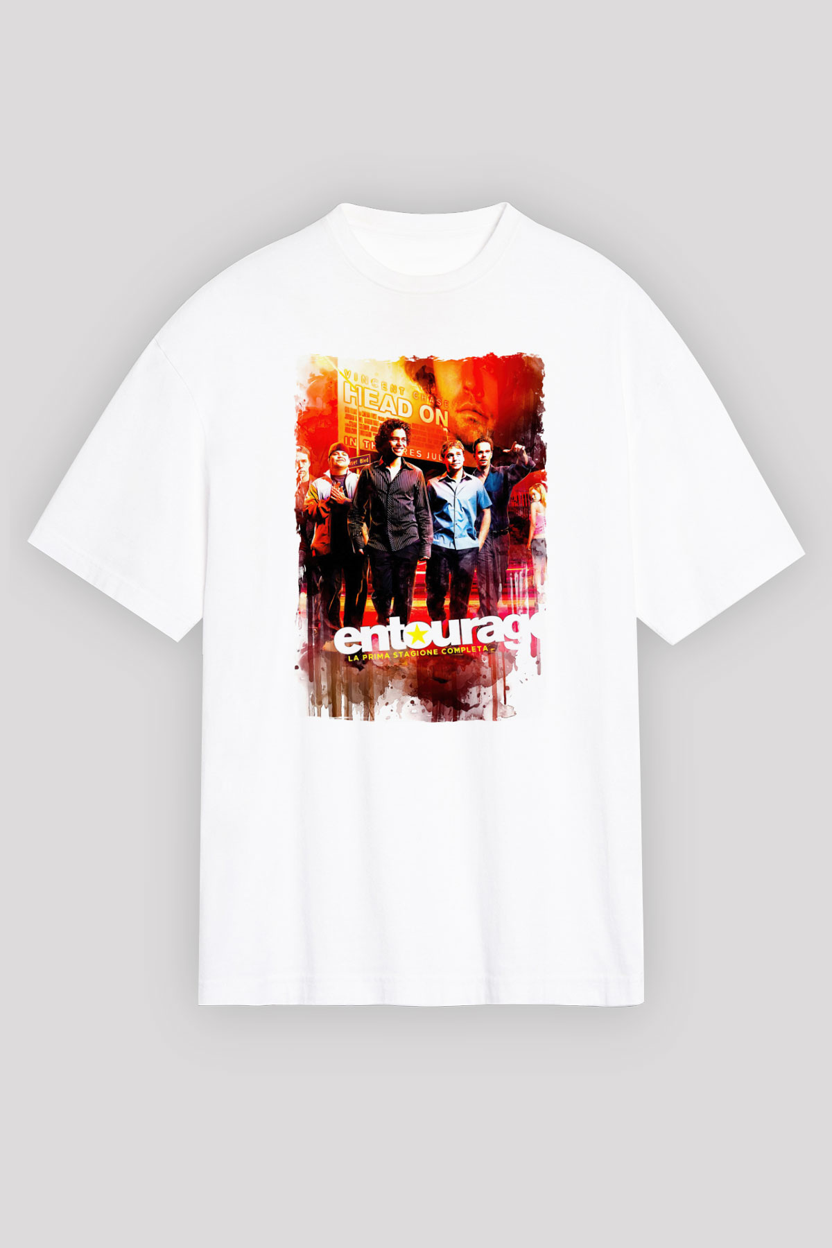 Entourage Beyaz Unisex Tişört T-Shirt