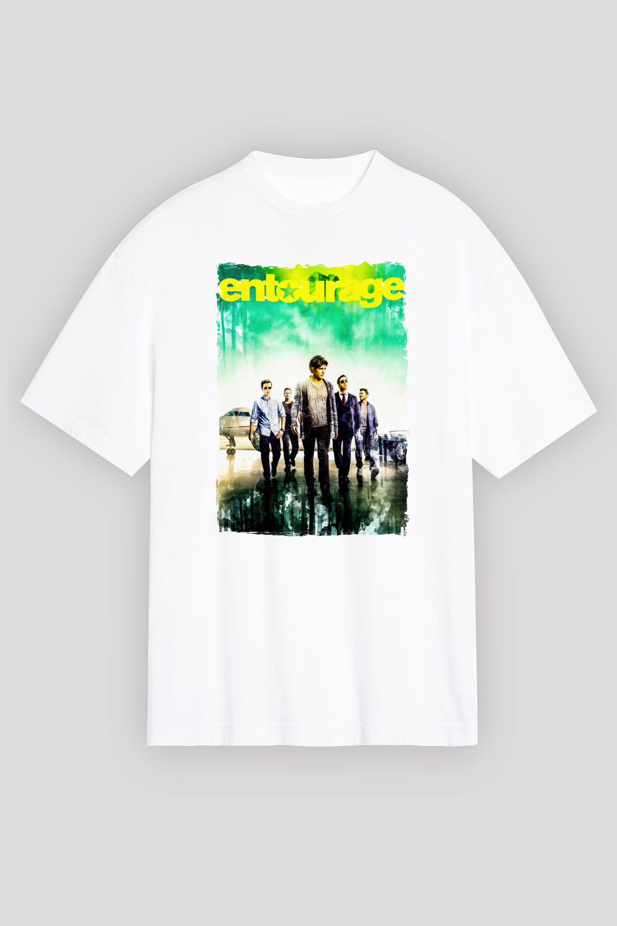 Entourage Beyaz Unisex Tişört T-Shirt