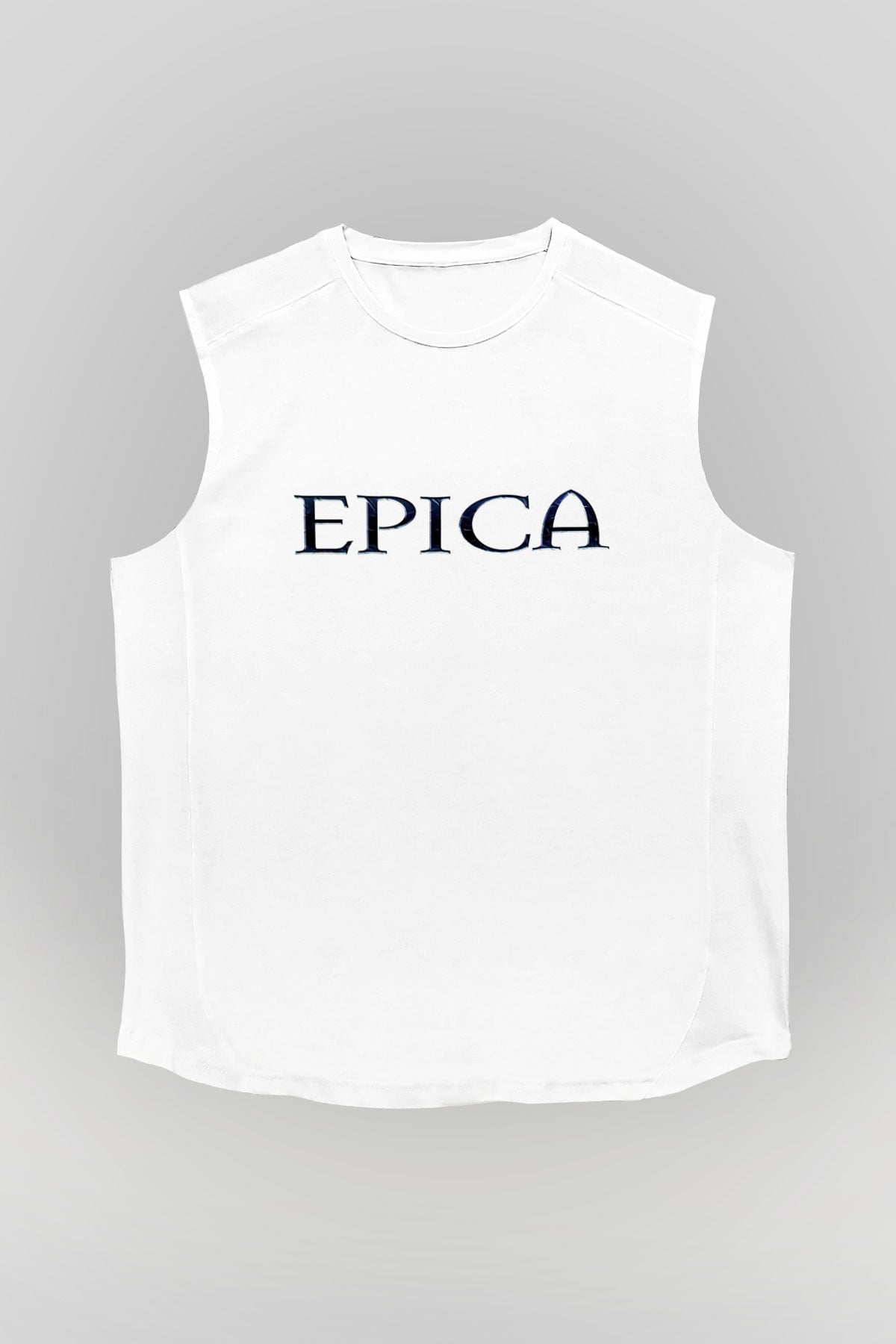 Epica Beyaz Unisex Kolsuz Tişört