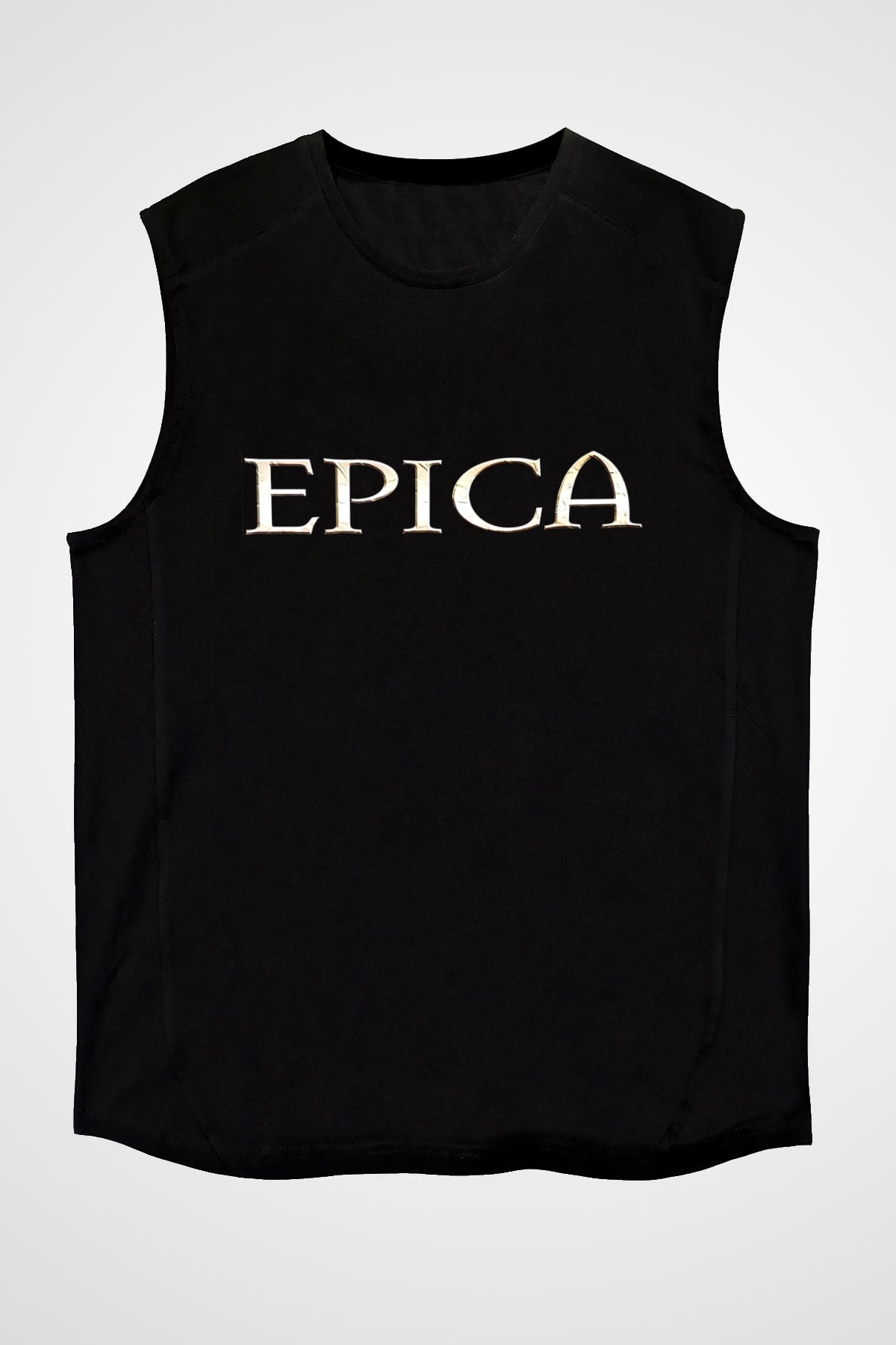 Epica Siyah Unisex Kolsuz Tişört
