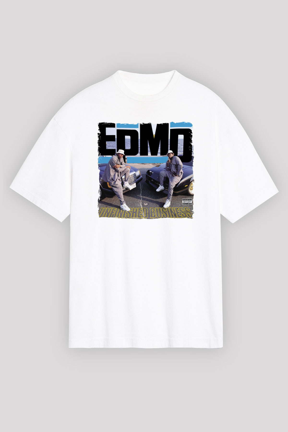 EPMD Beyaz Unisex Tişört T-Shirt - TişörtFabrikası