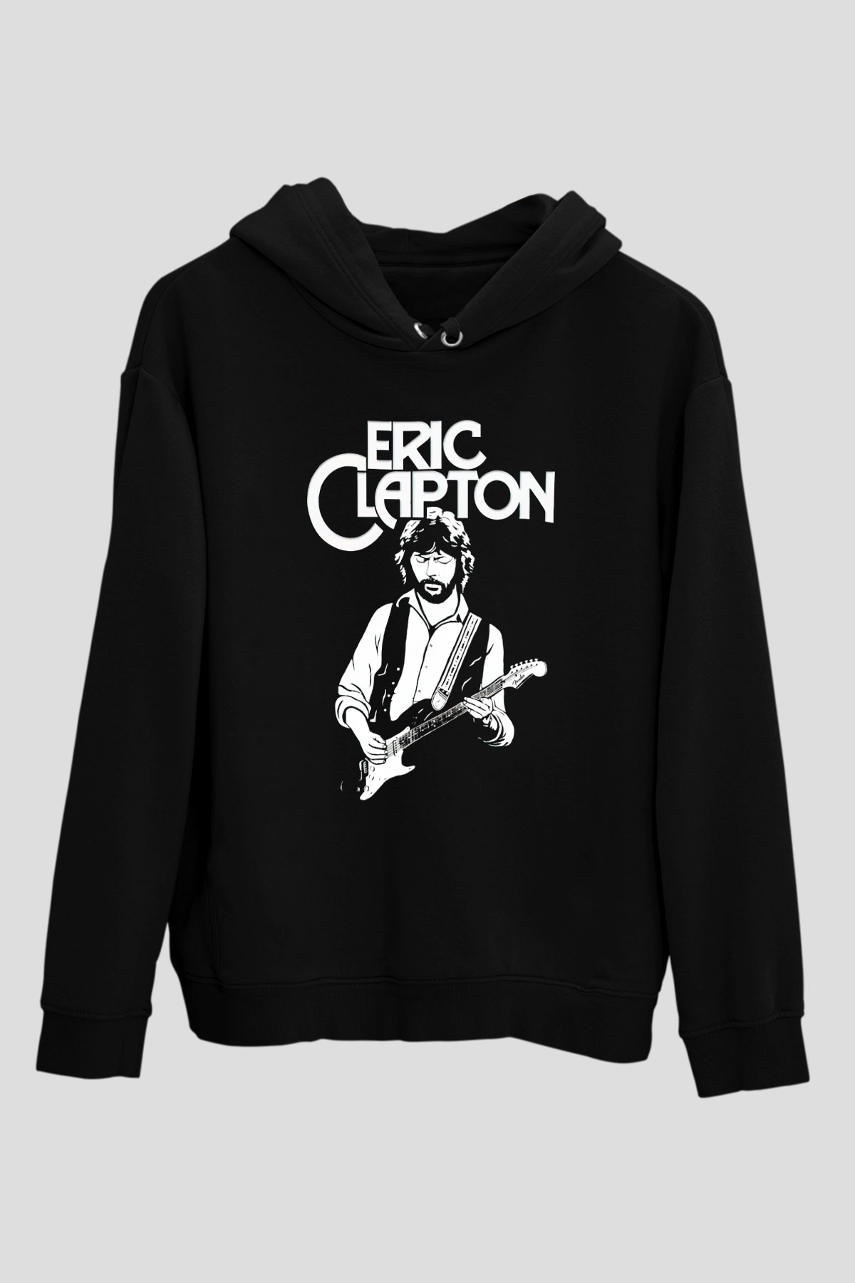 Eric Clapton Siyah Unisex Hoodie