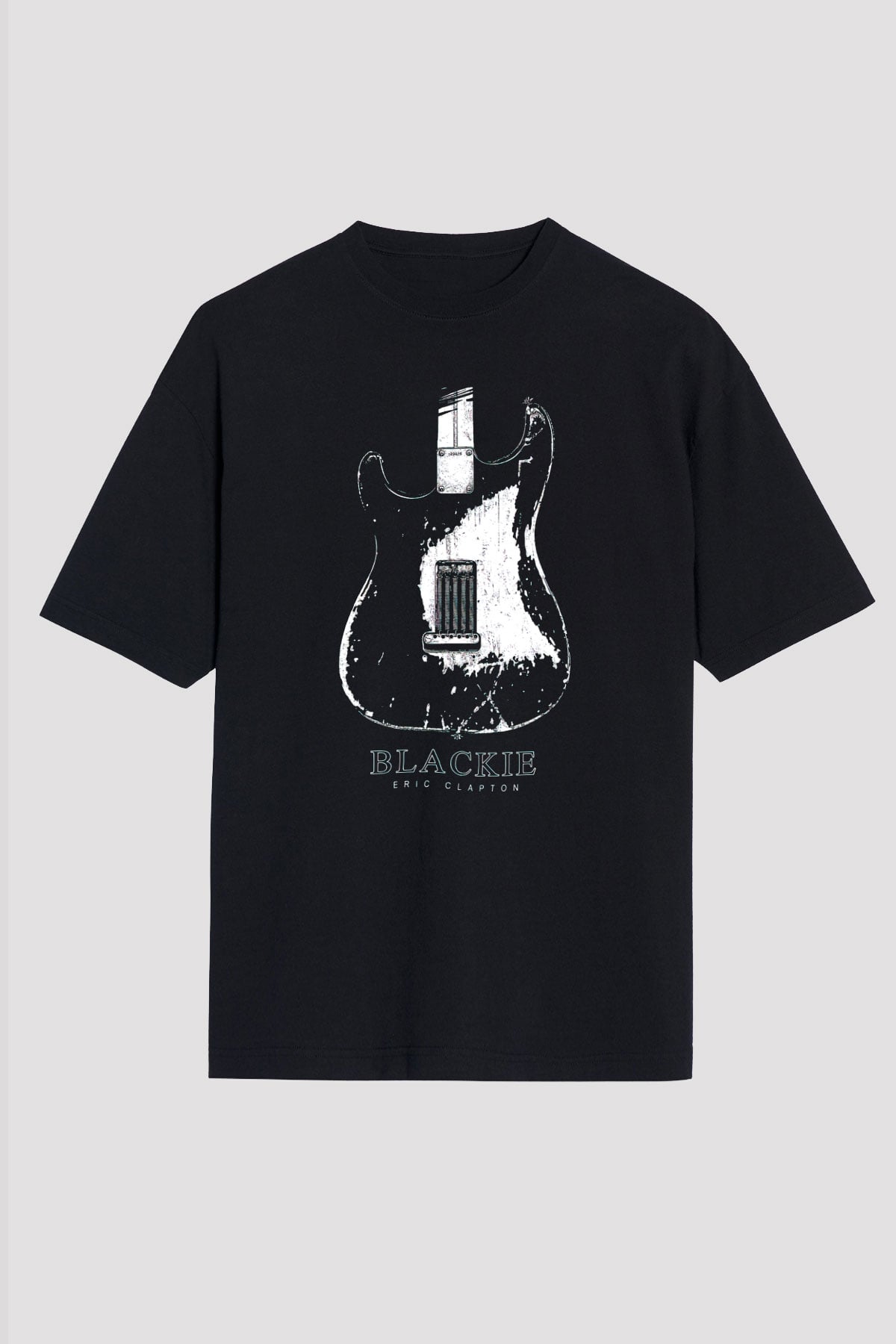 Eric Clapton Siyah Unisex Oversize Tişört T-Shirt