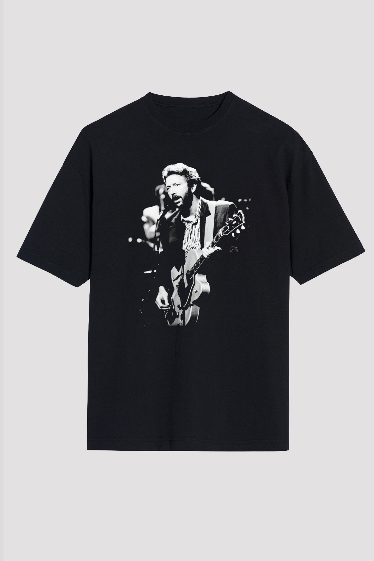 Eric Clapton Siyah Unisex Oversize Tişört T-Shirt