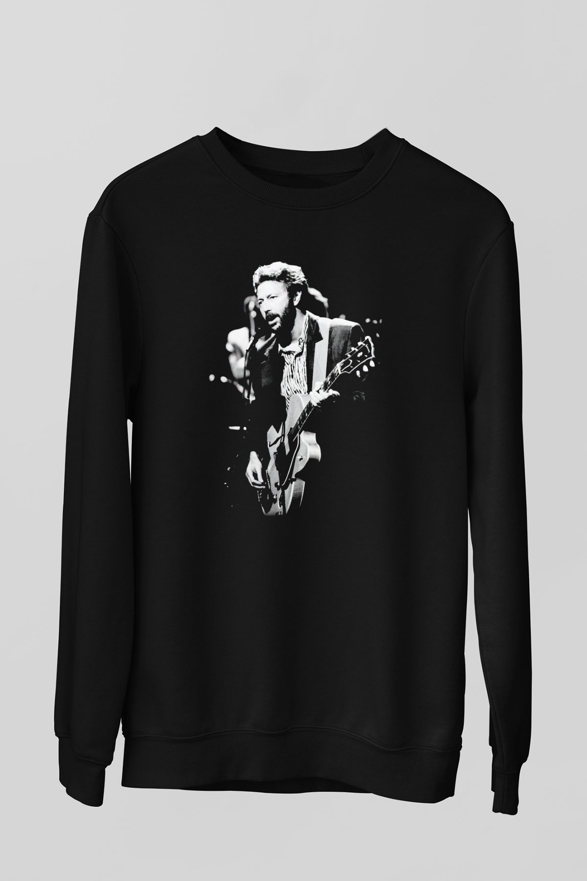 Eric Clapton Siyah Unisex Sweatshirt