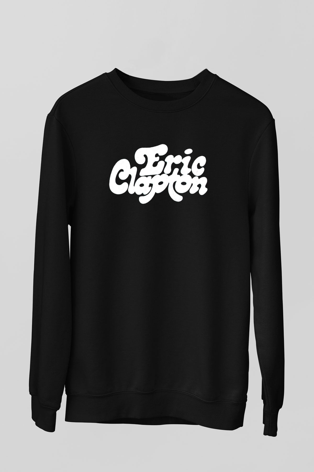 Eric Clapton Siyah Unisex Sweatshirt