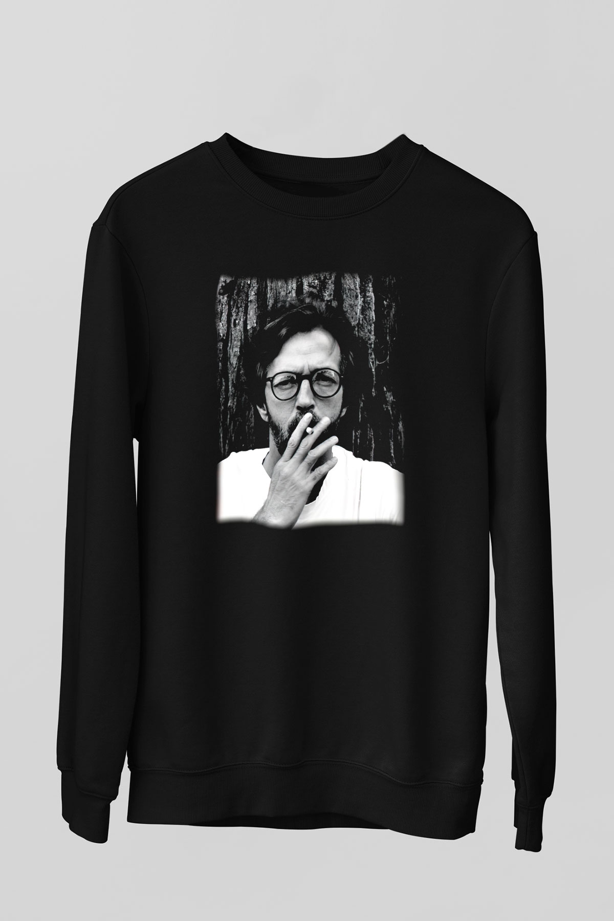 Eric Clapton Siyah Unisex Sweatshirt