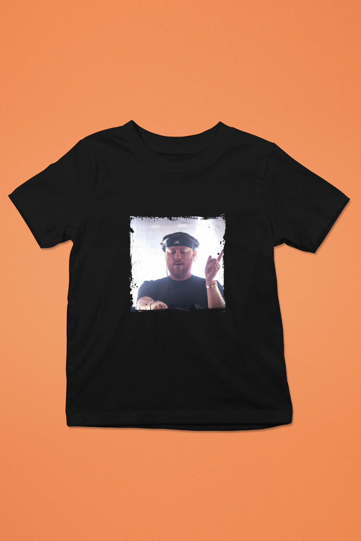 Eric Prydz Baskılı Unisex Siyah Çocuk Tişört