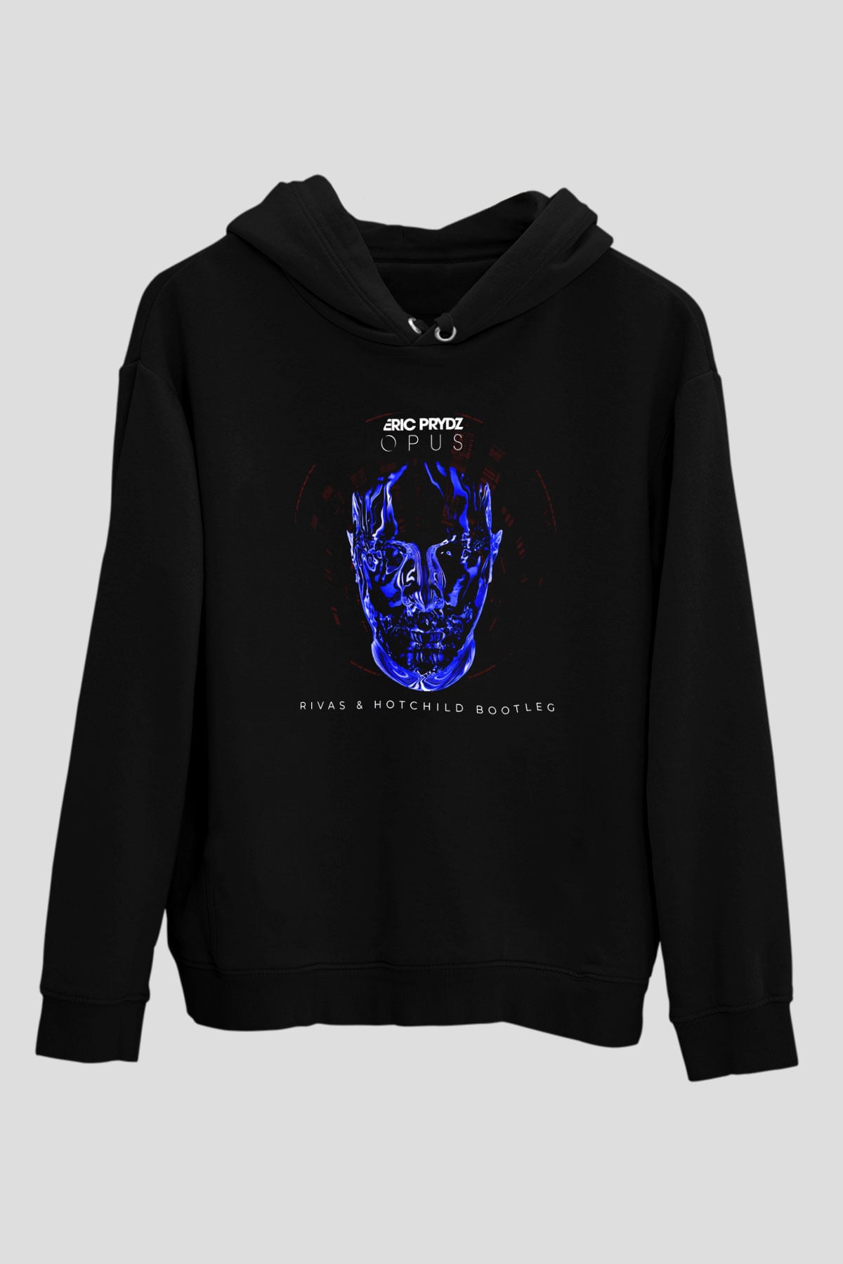 Eric Prydz Siyah Unisex Kapüşonlu Sweatshirt