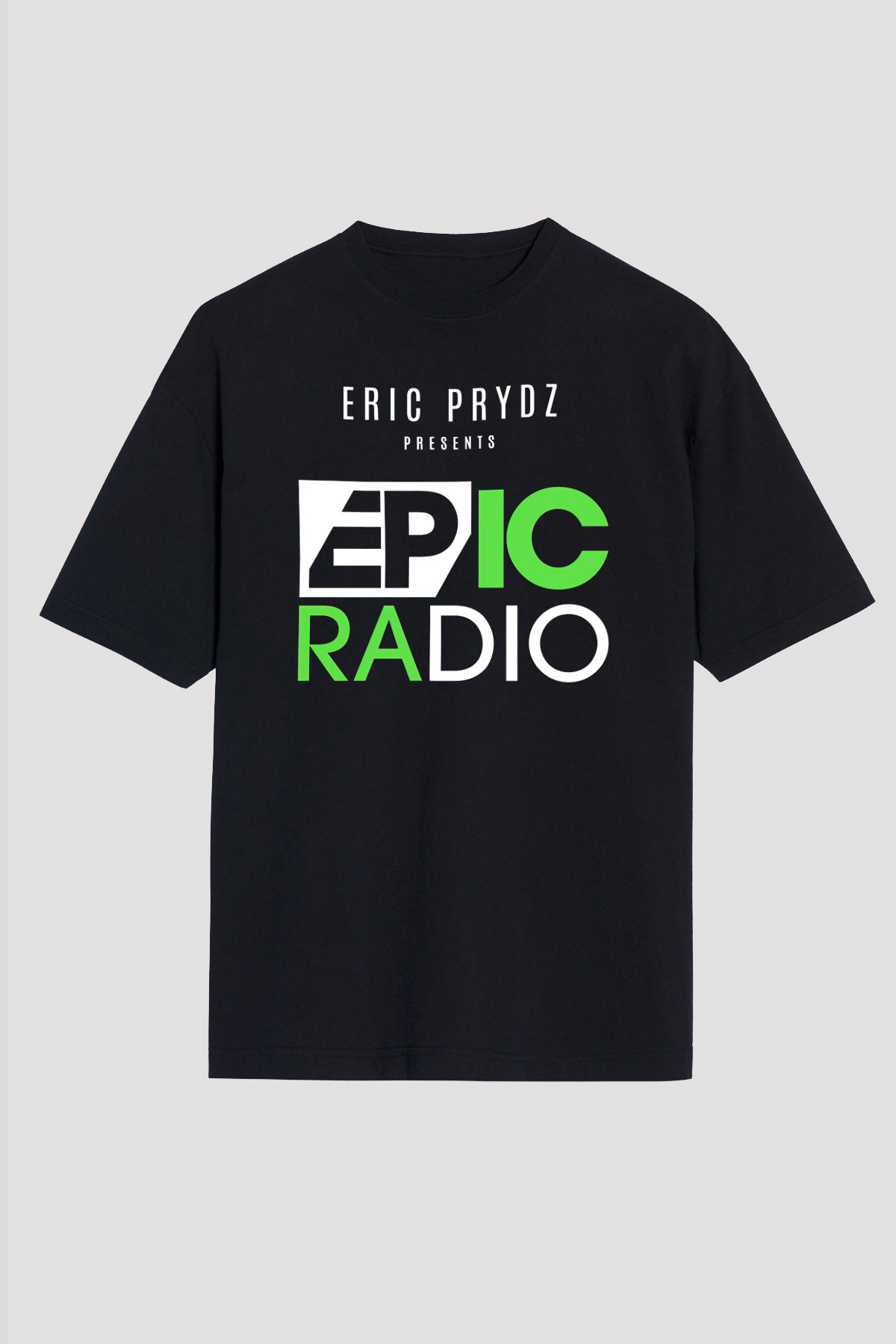 Eric Prydz Siyah Unisex Oversize Tişört T-Shirt