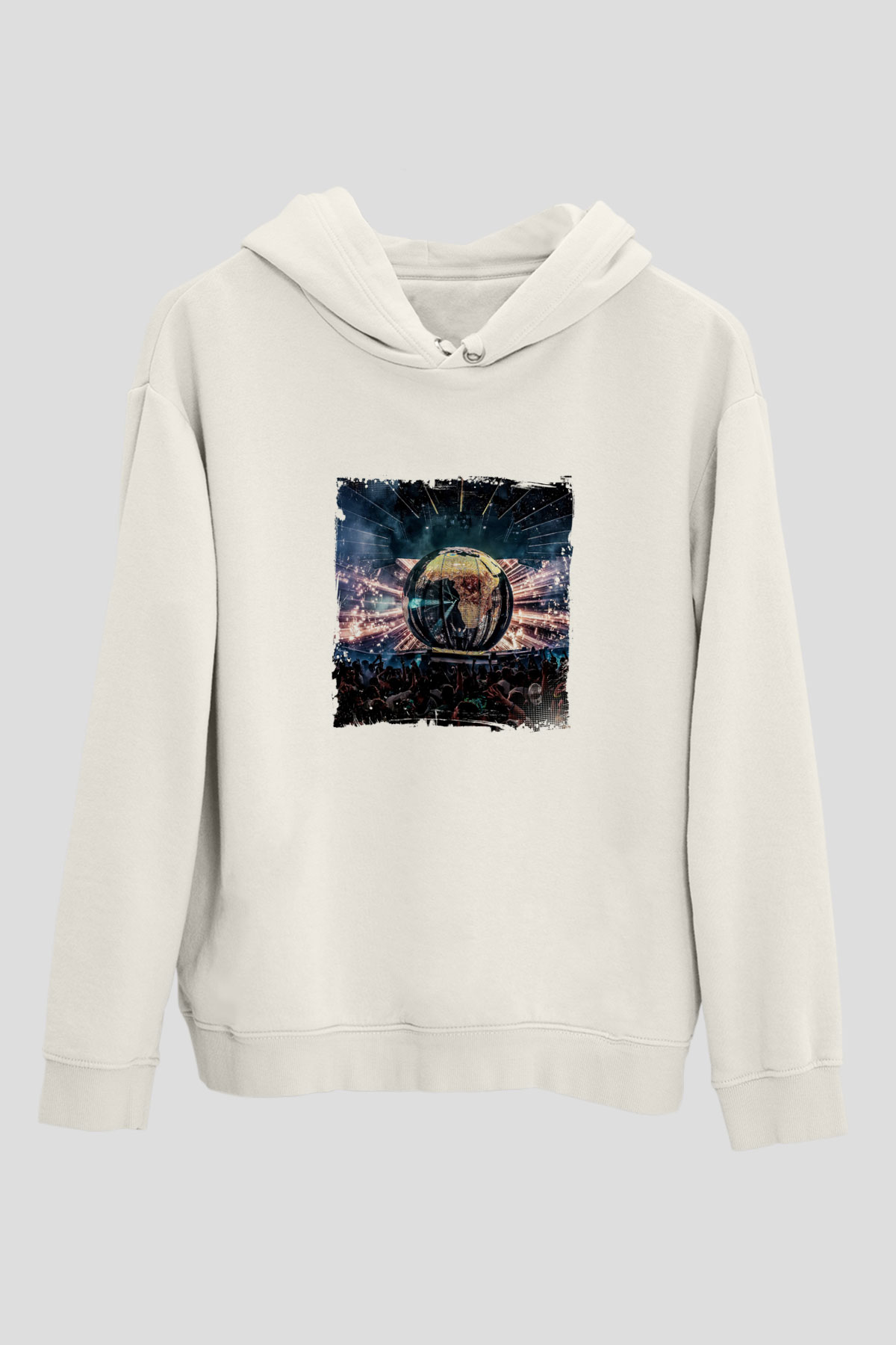 Eric PrydzBaskılı Beyaz Hoodie