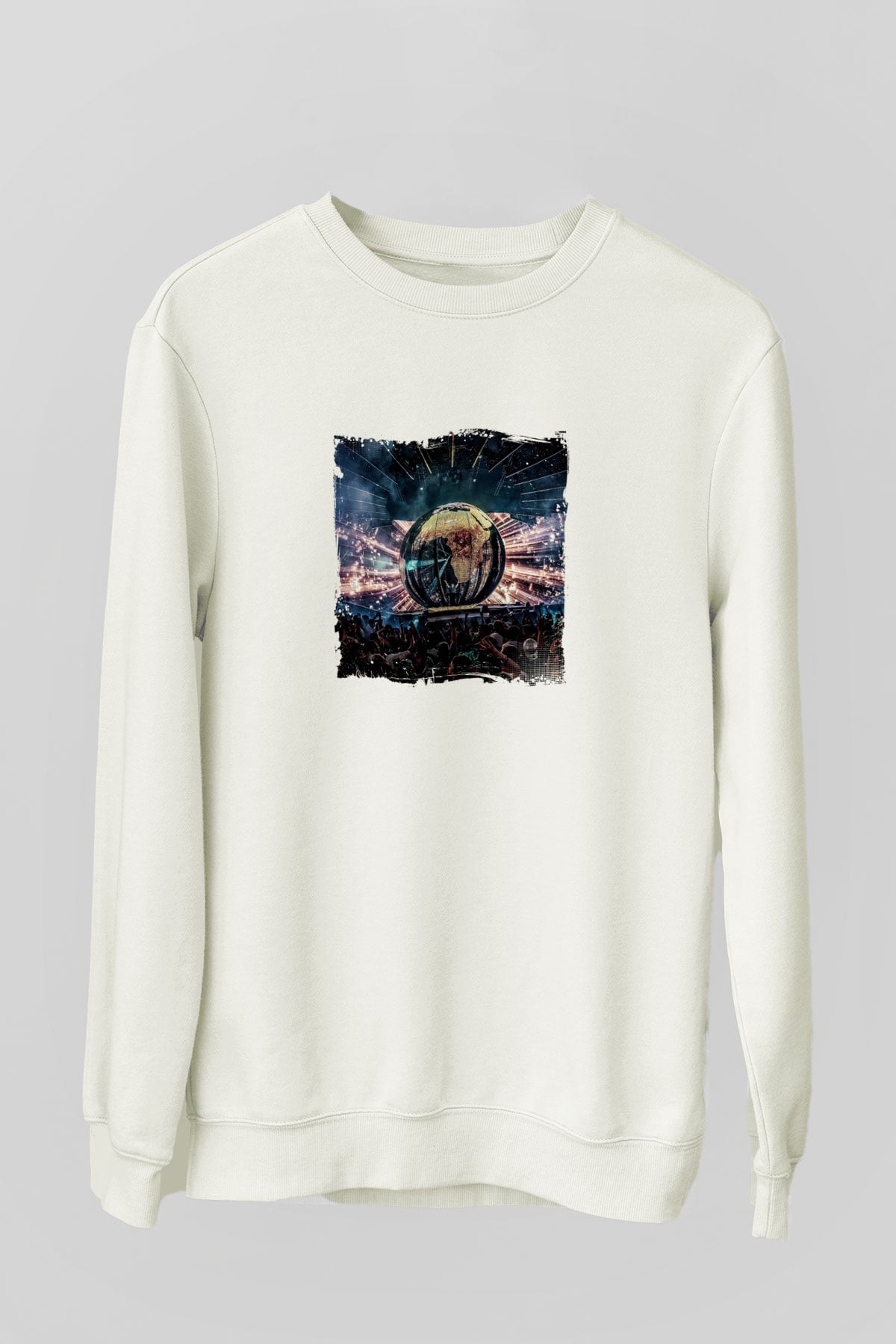 Eric PrydzBaskılı Beyaz Sweatshirt