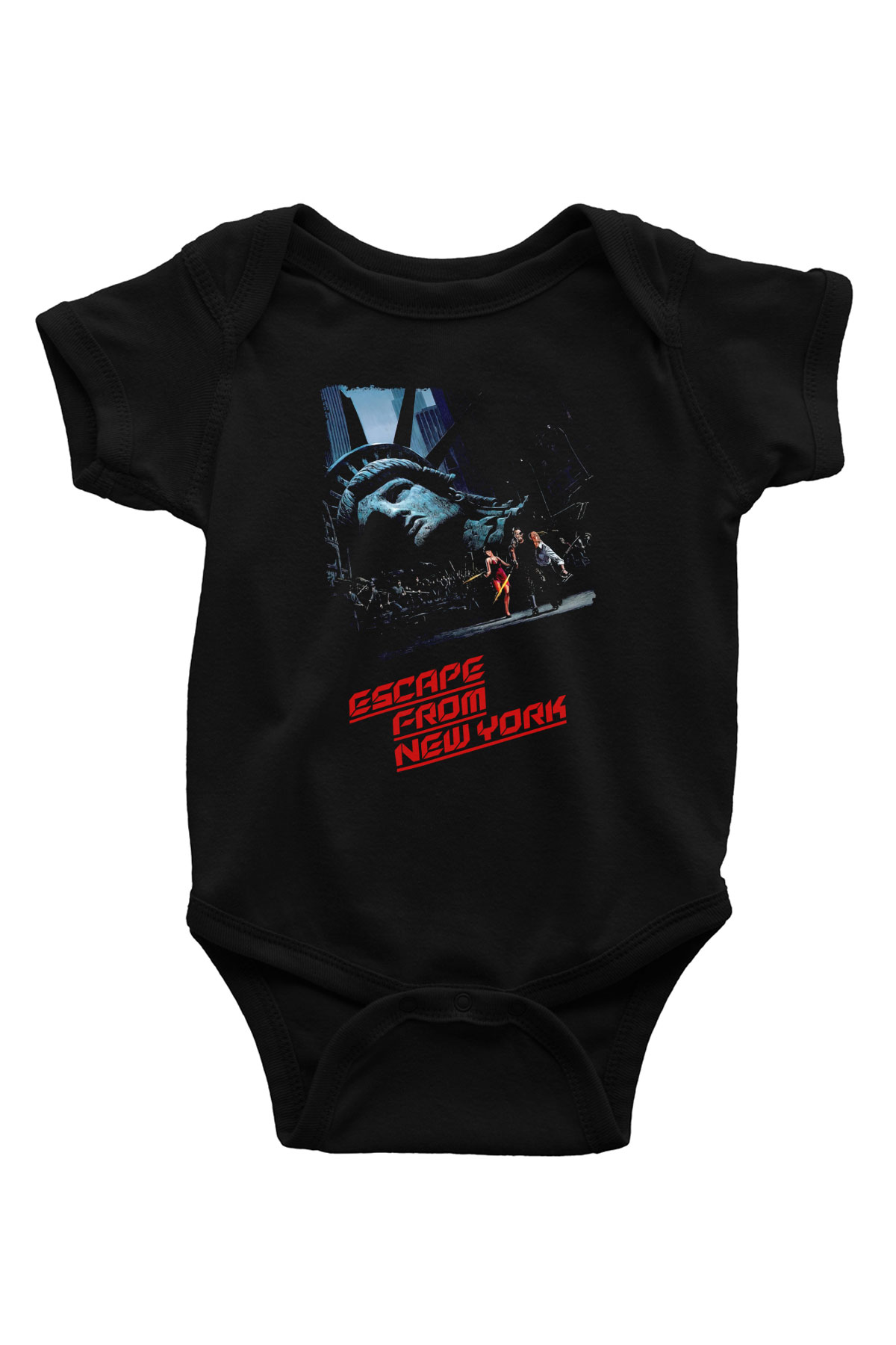 Escape from New York Siyah Bebek Body - Zıbın