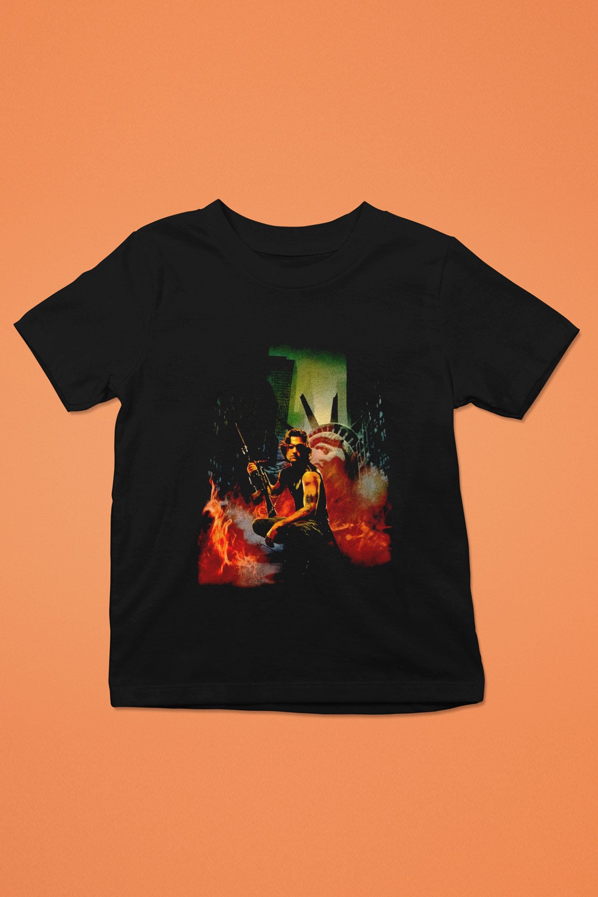Escape from New York Siyah Unisex  Çocuk Tişört