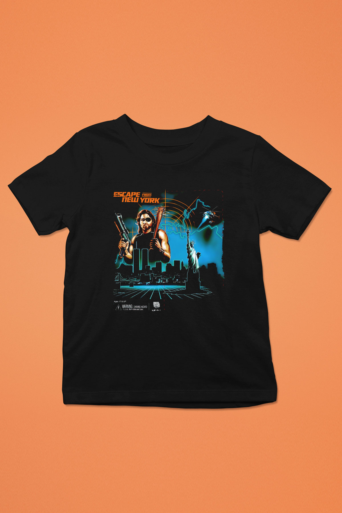 Escape from New York Siyah Unisex  Çocuk Tişört