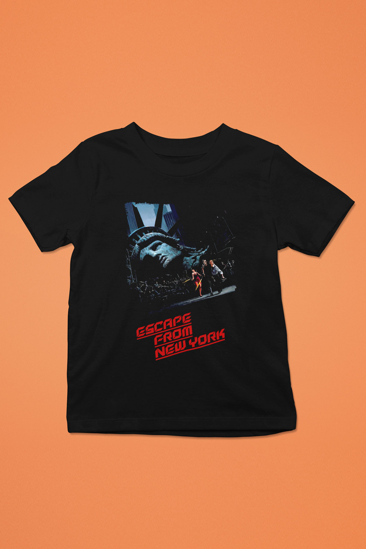 Escape from New York Siyah Unisex  Çocuk Tişört