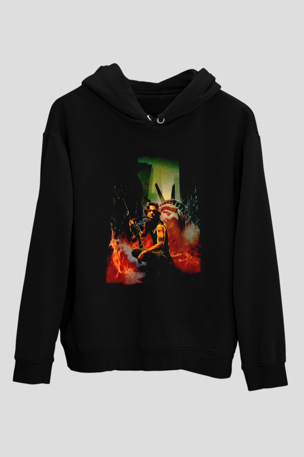 Escape from New York Siyah Unisex Hoodie