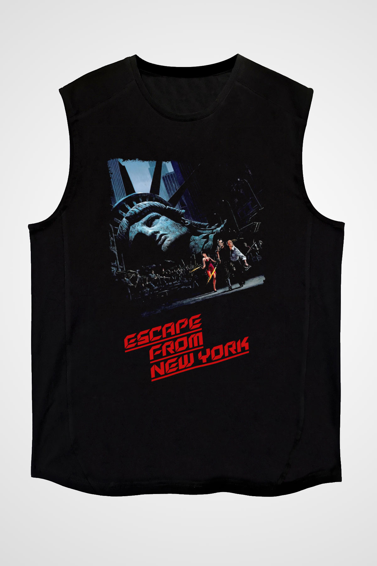 Escape from New York Siyah Unisex  Kolsuz Tişört