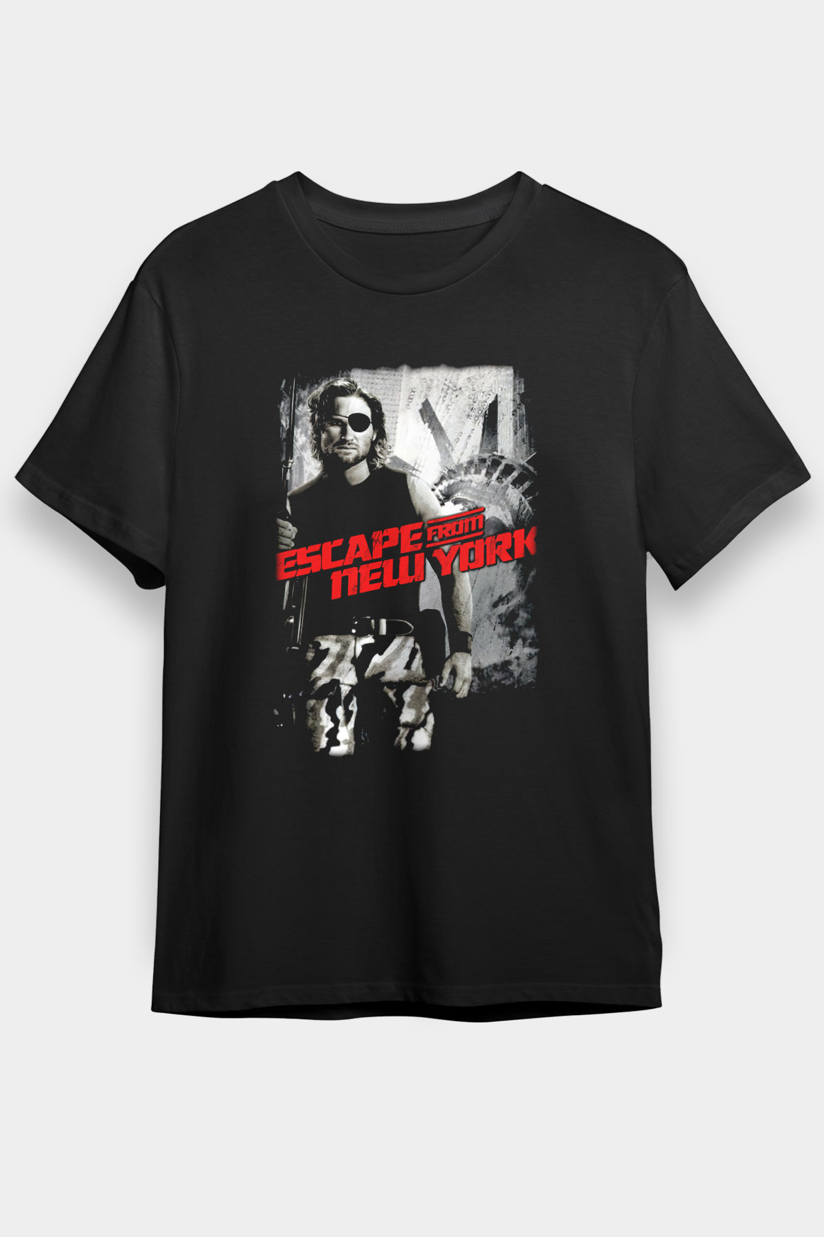 Escape from New York Siyah Unisex Tişört