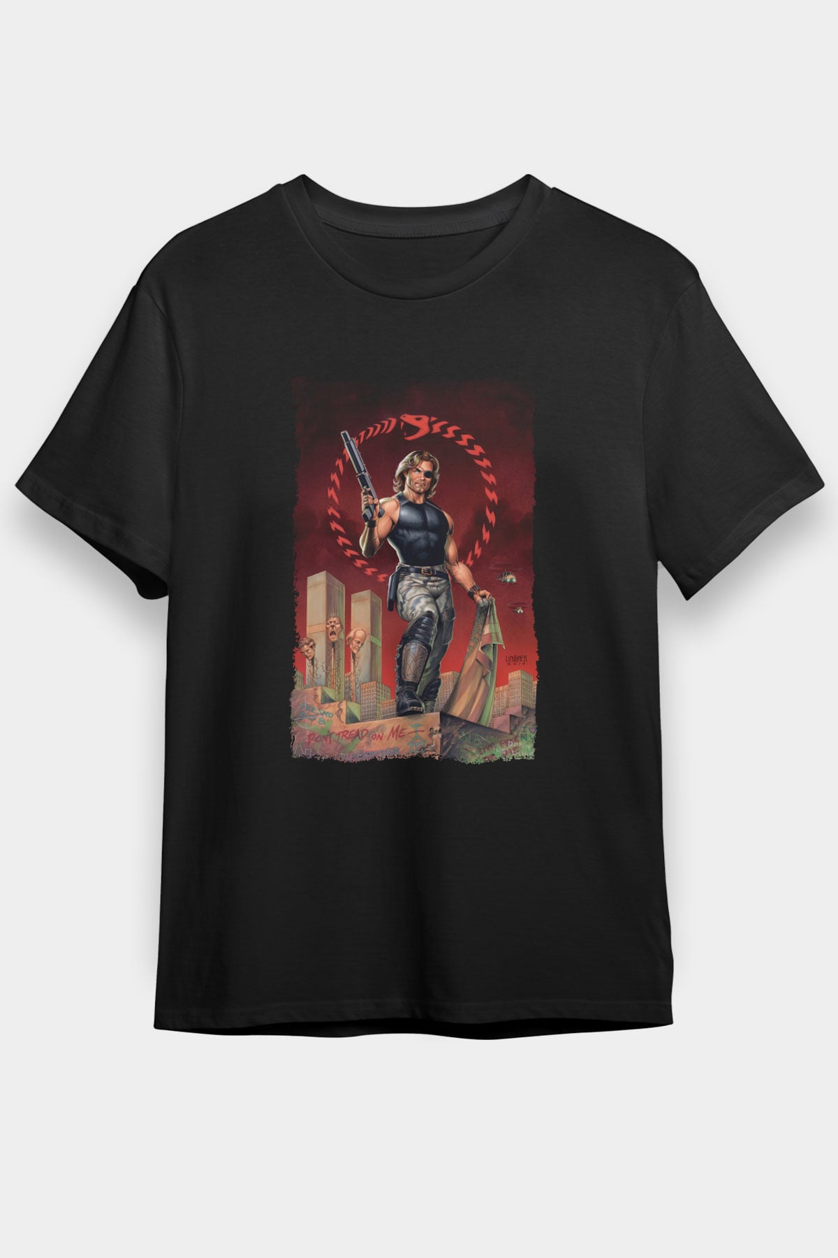 Escape from New York Siyah Unisex Tişört