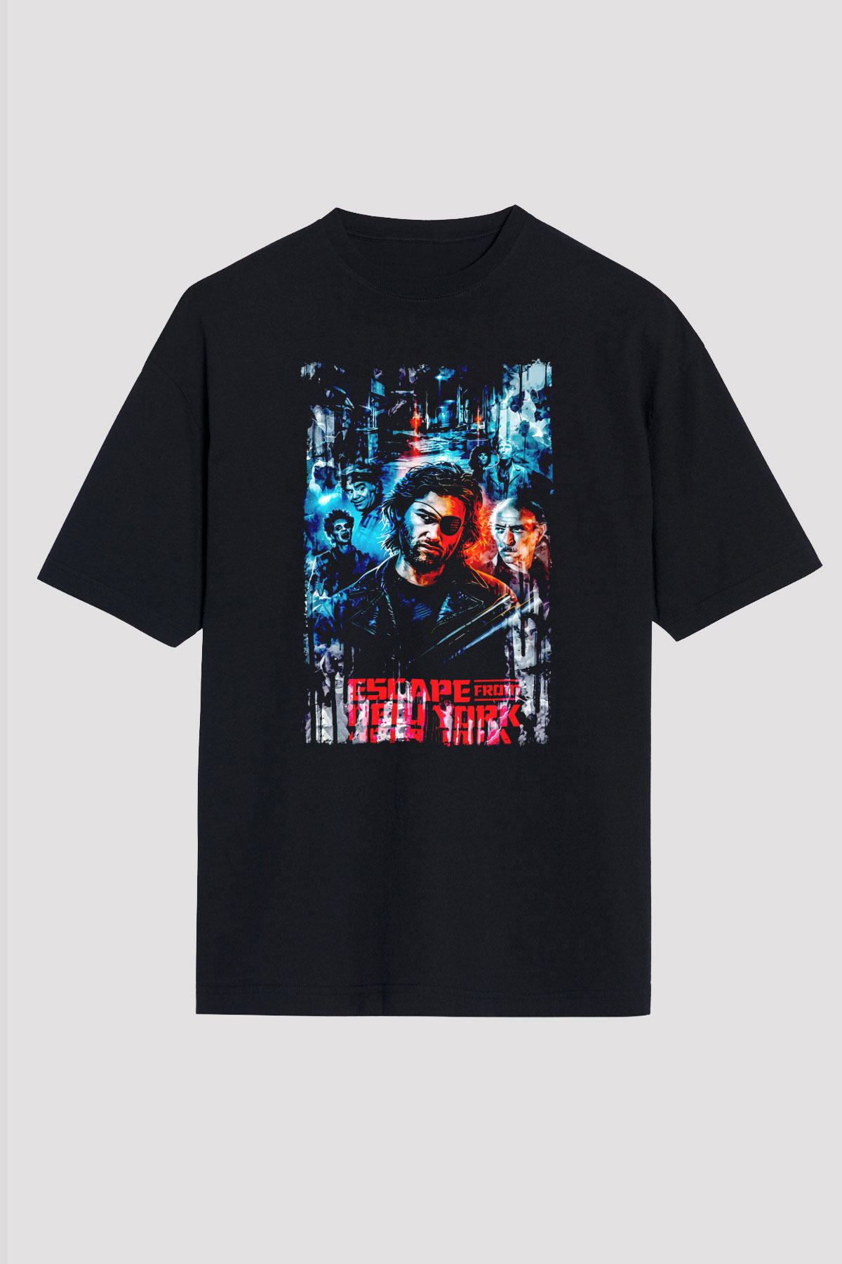 Escape from New York Siyah Unisex Tişört