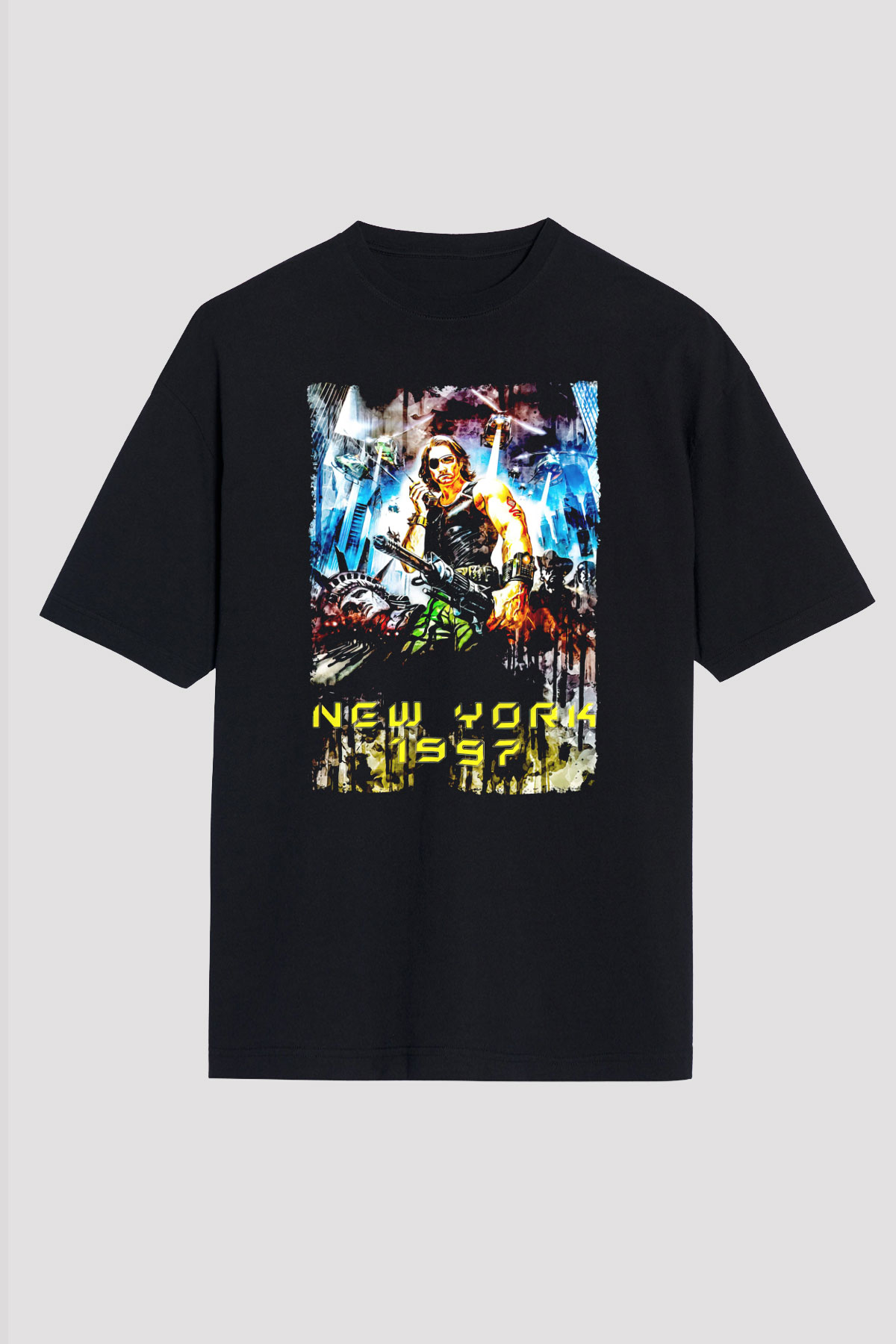 Escape from New York Siyah Unisex Tişört