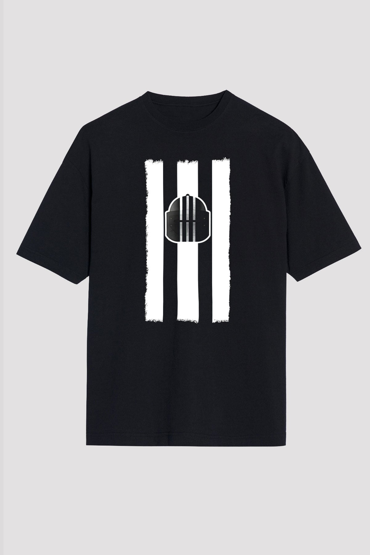 Escape From Tarkov Baskılı Unisex Siyah Oversize Tişört - Tshirt