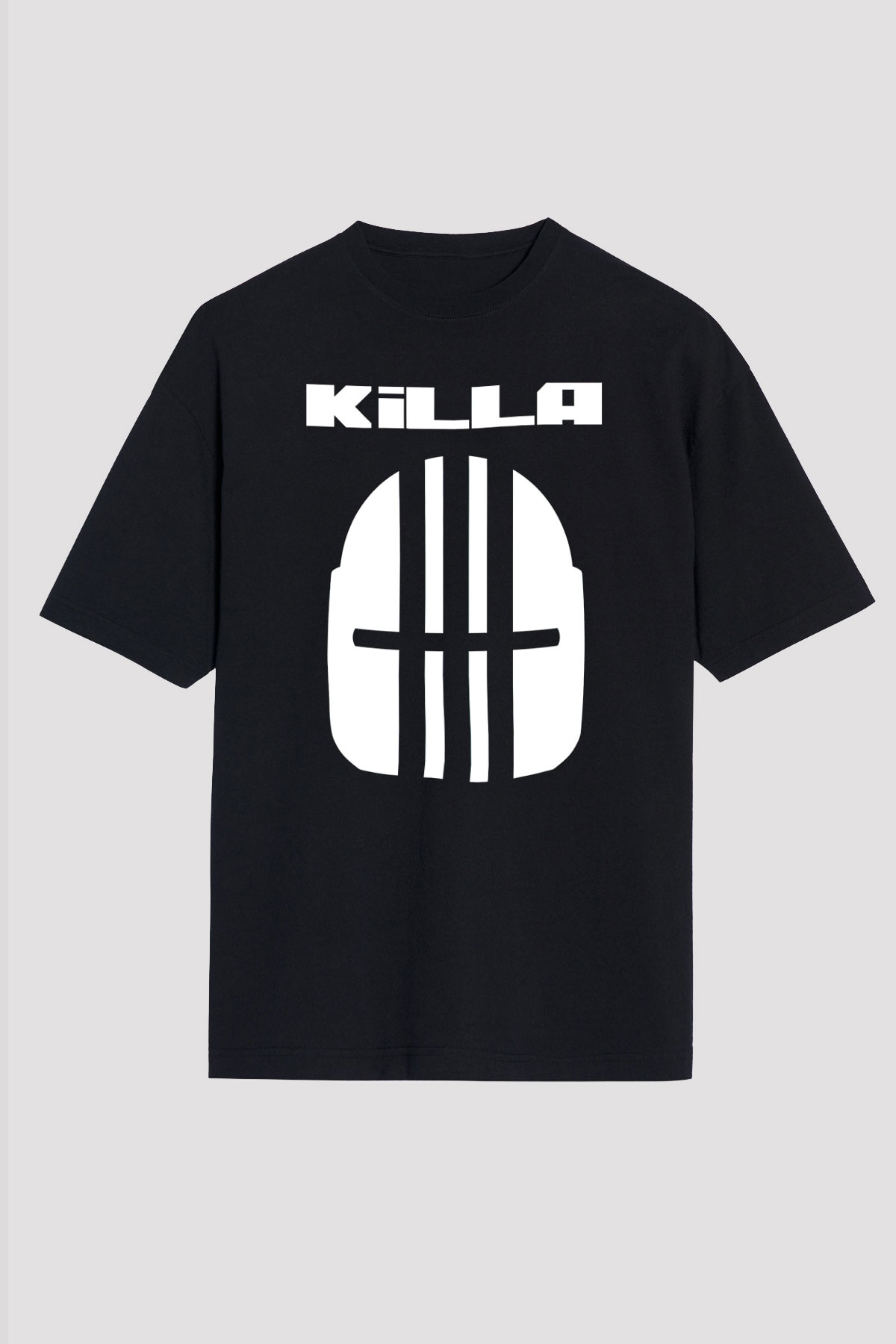 Escape From Tarkov Baskılı Unisex Siyah Oversize Tişört - Tshirt