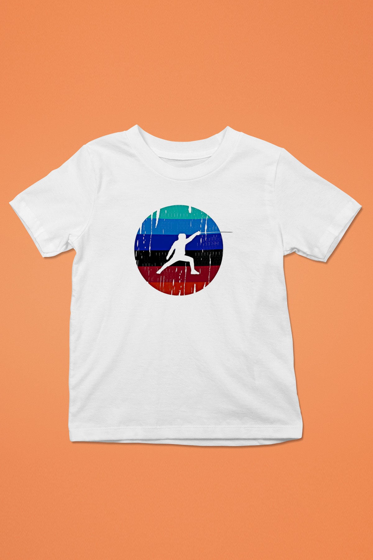Eskrim Baskılı Unisex Beyaz Çocuk Tişört - Tshirt