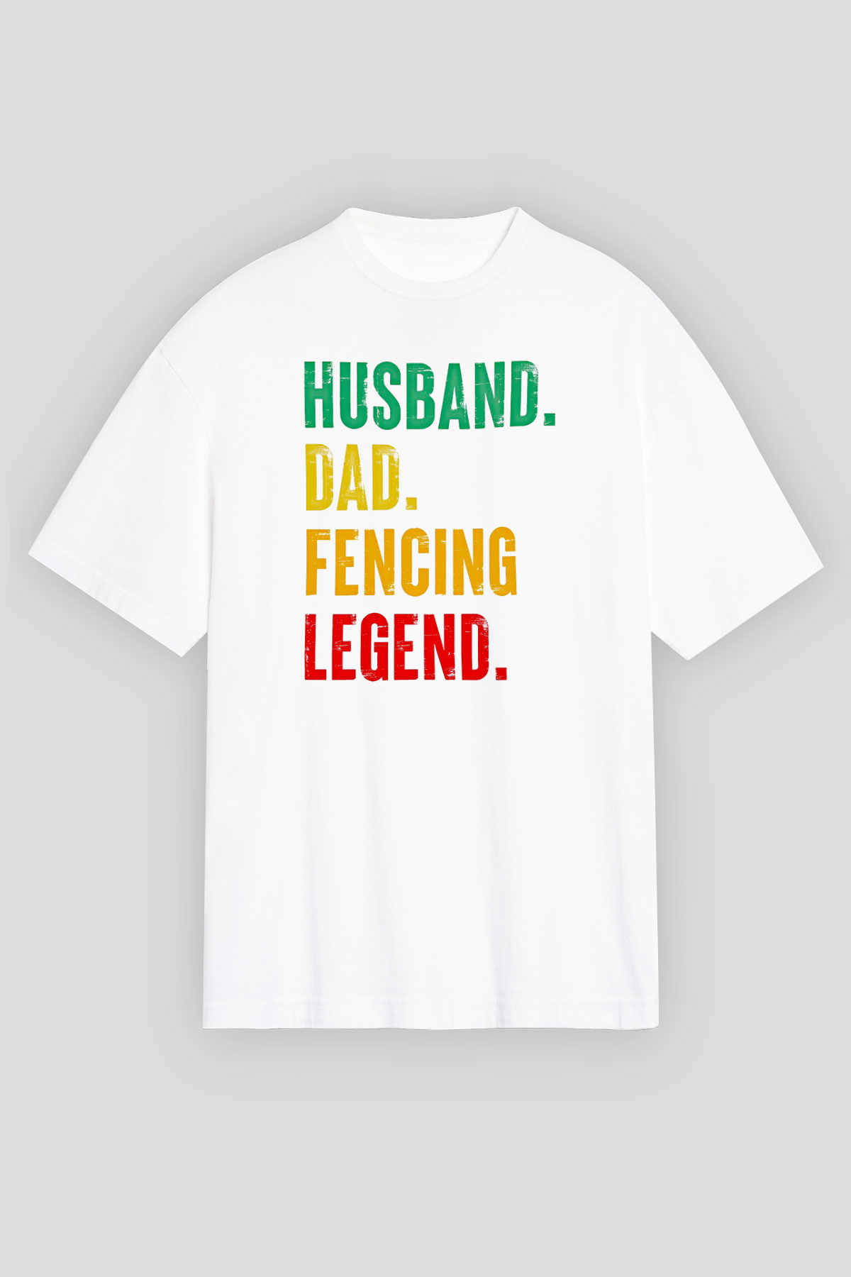 Eskrim Baskılı Unisex Beyaz Oversize Tişört - Tshirt