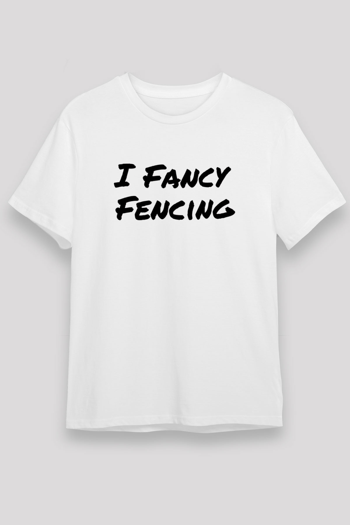 Eskrim Baskılı Unisex Beyaz Tişört - Tshirt