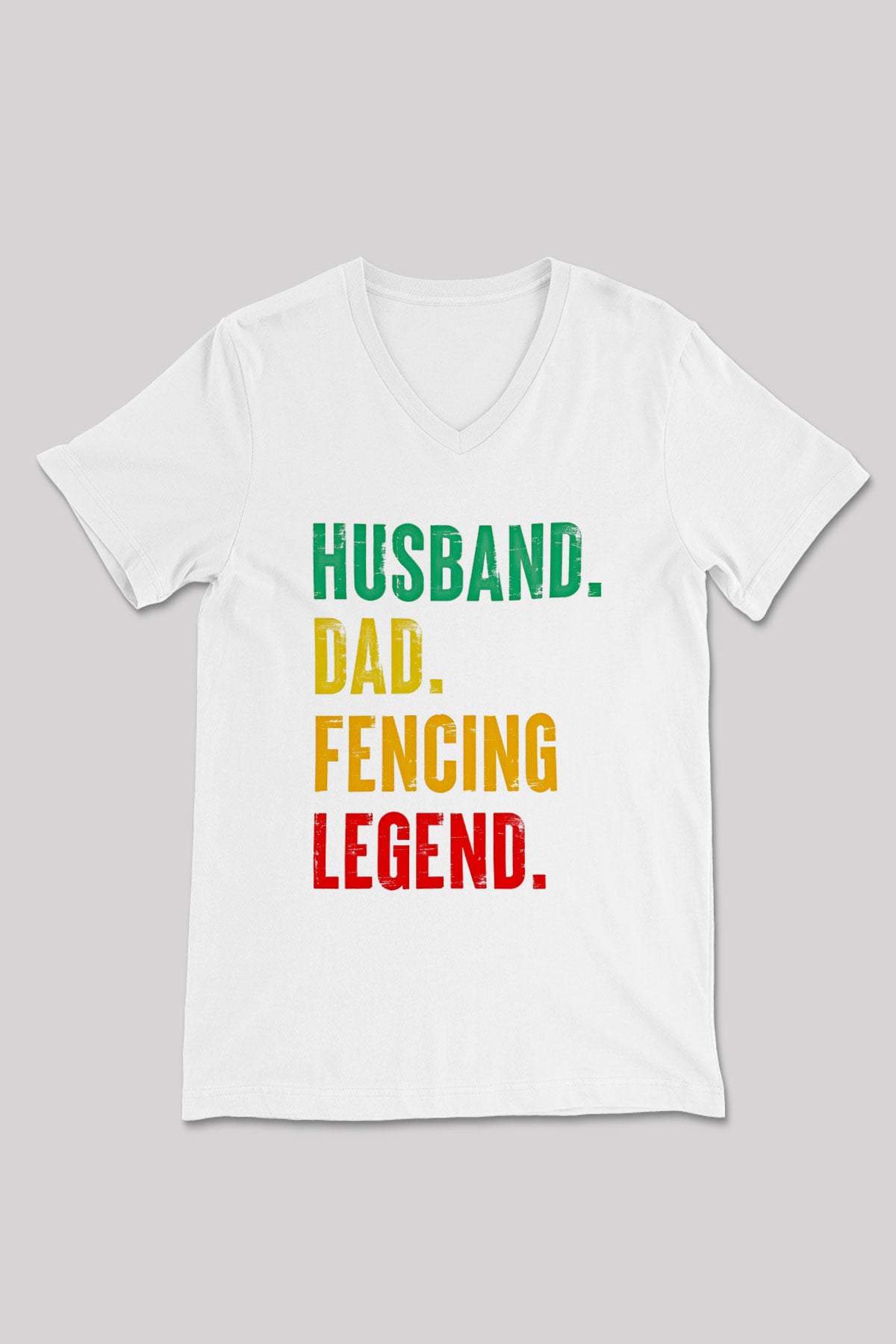Eskrim Baskılı Unisex V Yaka Tişört - Tshirt