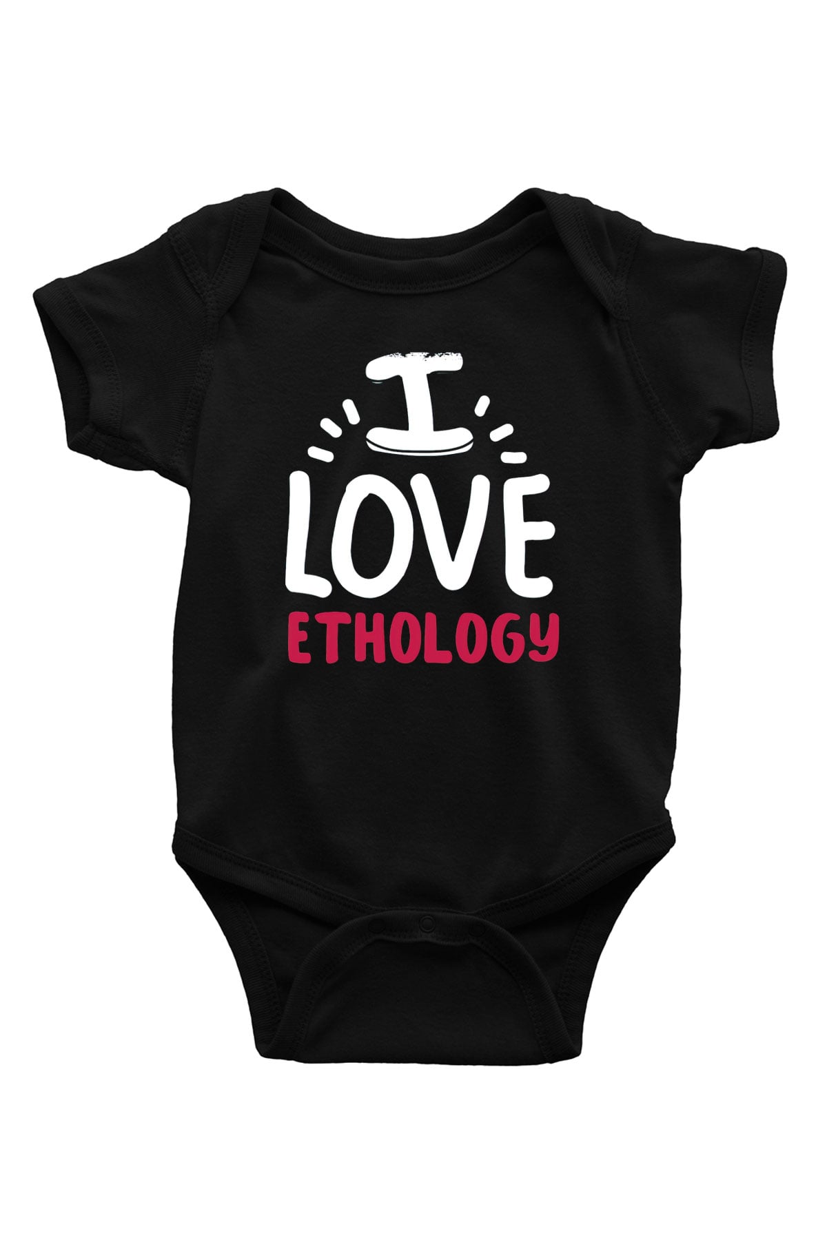 Etolojist Siyah Bebek Body - Zıbın