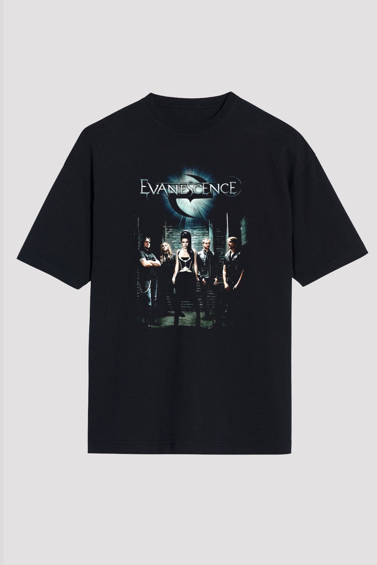 Evanescence Siyah Unisex Oversize Tişört T-Shirt