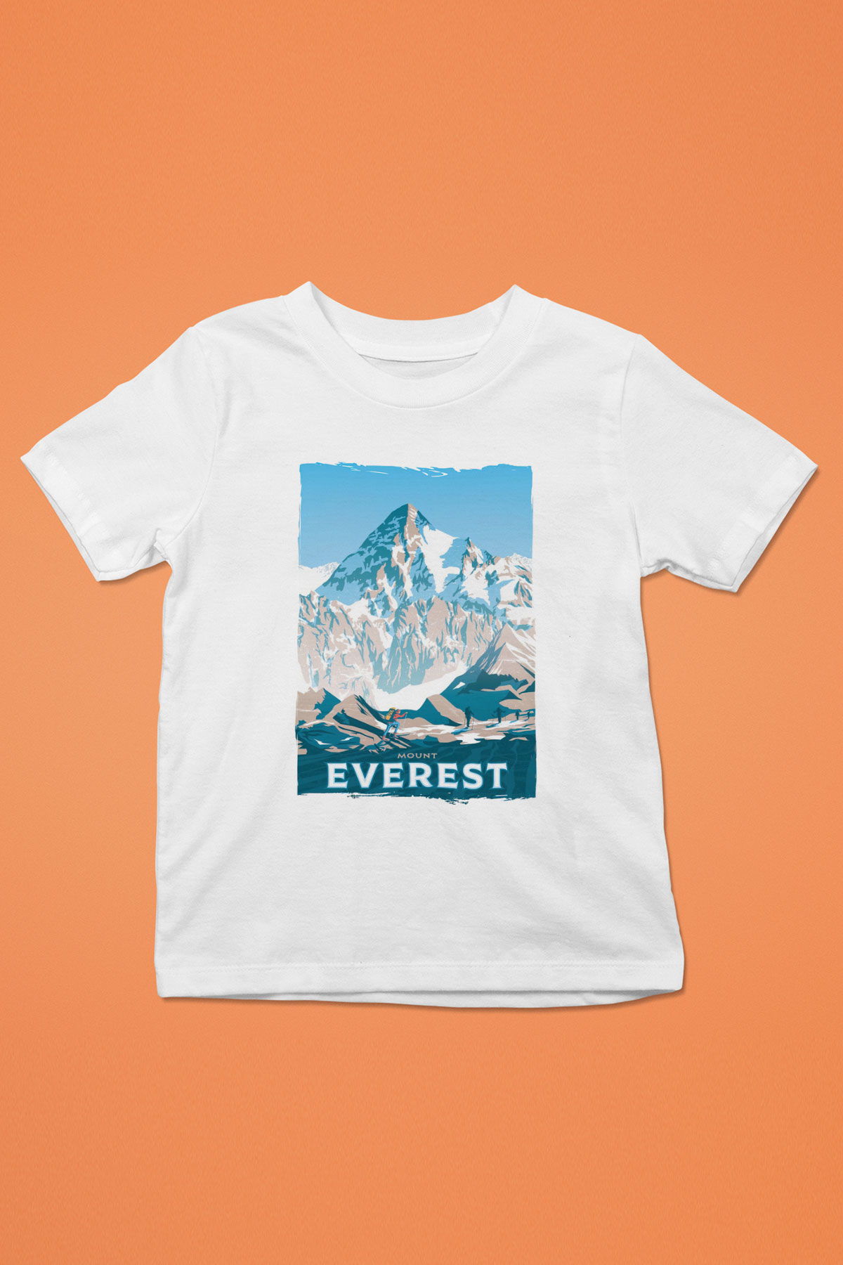Everest Beyaz Unisex Çocuk Tişört
