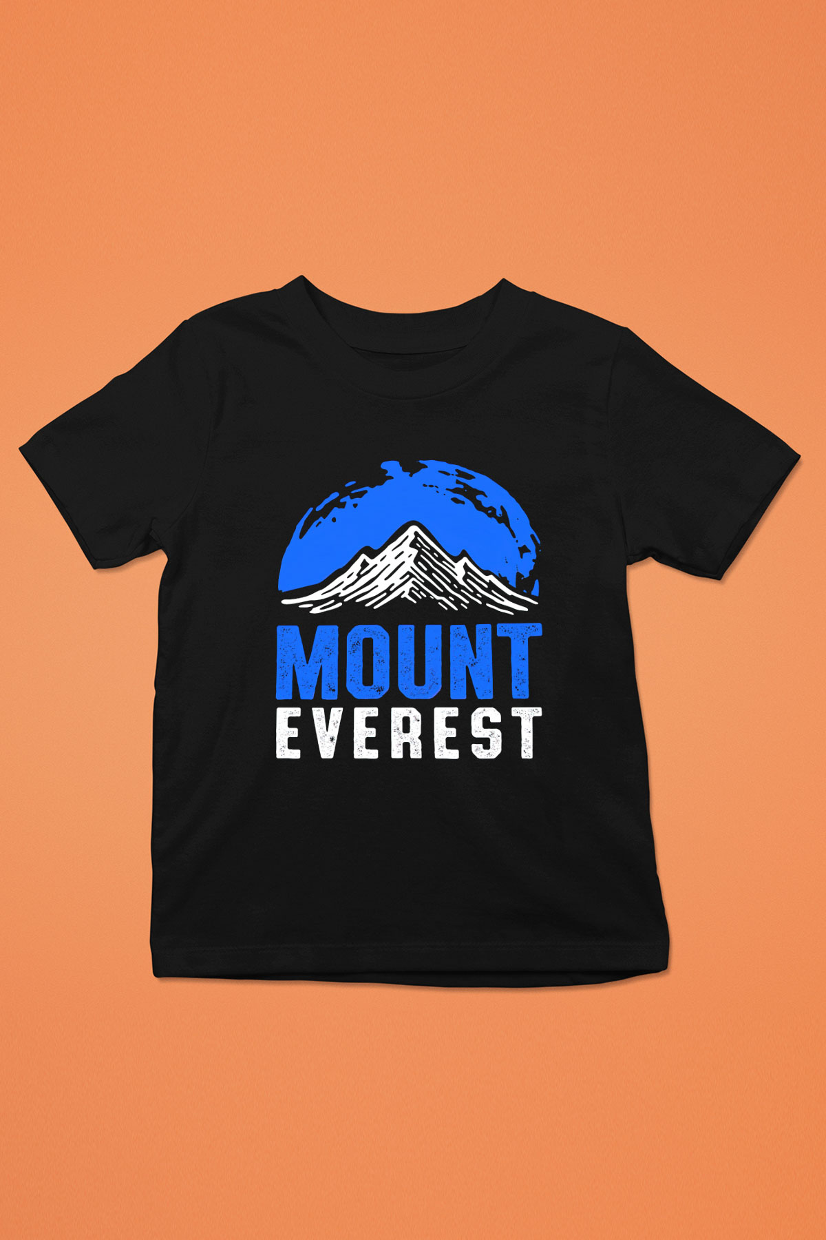 Everest Siyah Unisex Çocuk Tişört