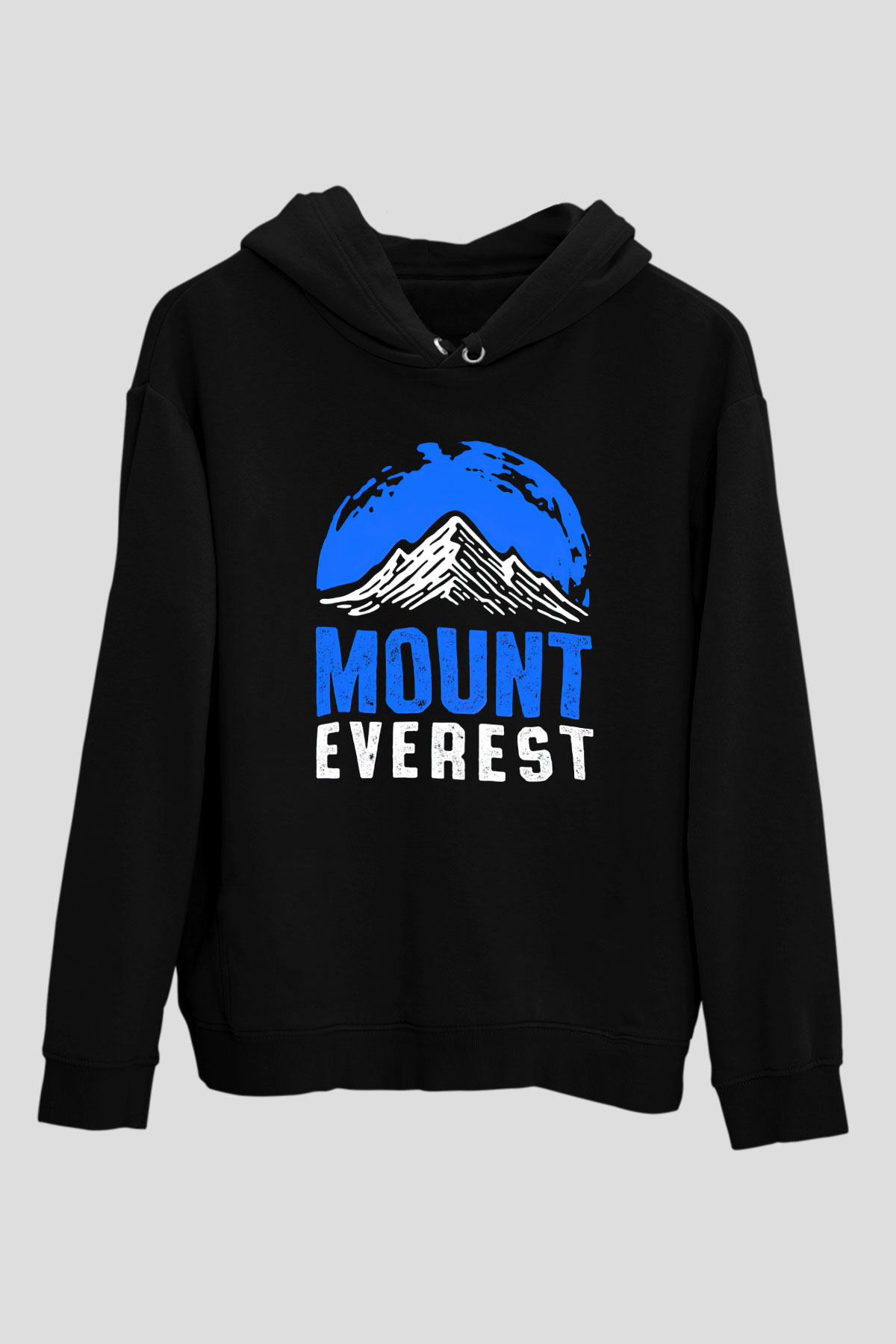 Everest Siyah Unisex Hoodie