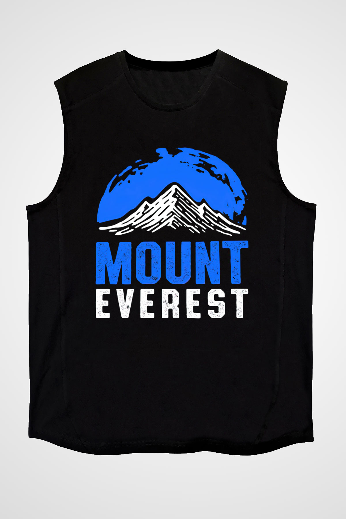 Everest Siyah Unisex Kolsuz Tişört