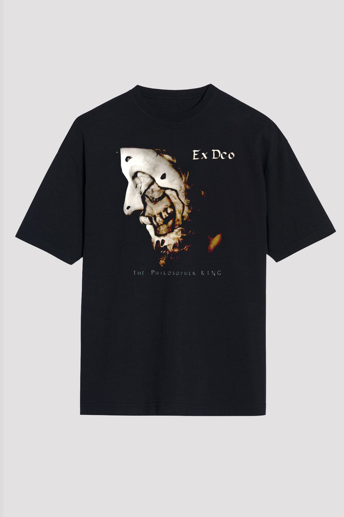 Ex Deo Siyah Unisex Tişört T-Shirt - TişörtFabrikası