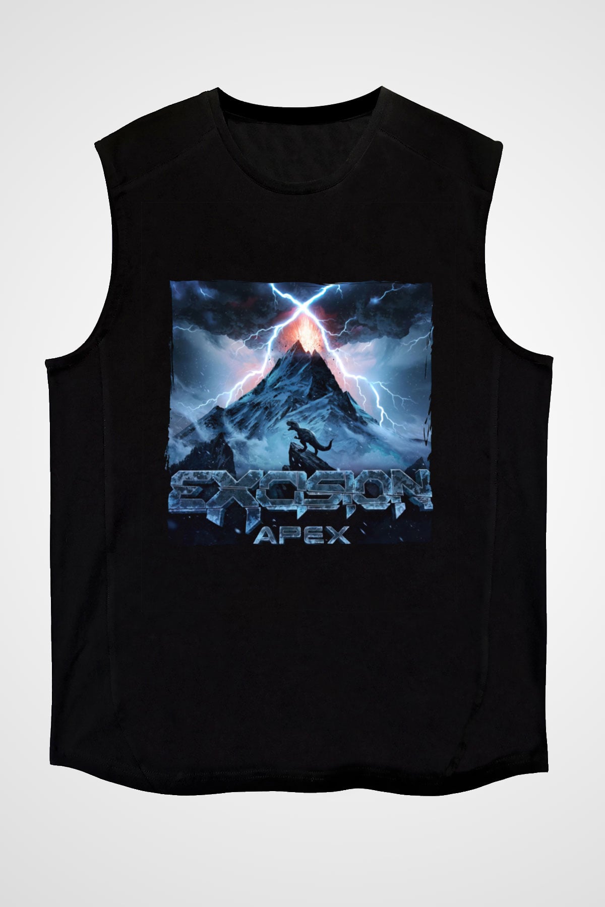 Excision Siyah Unisex Kolsuz Tişört