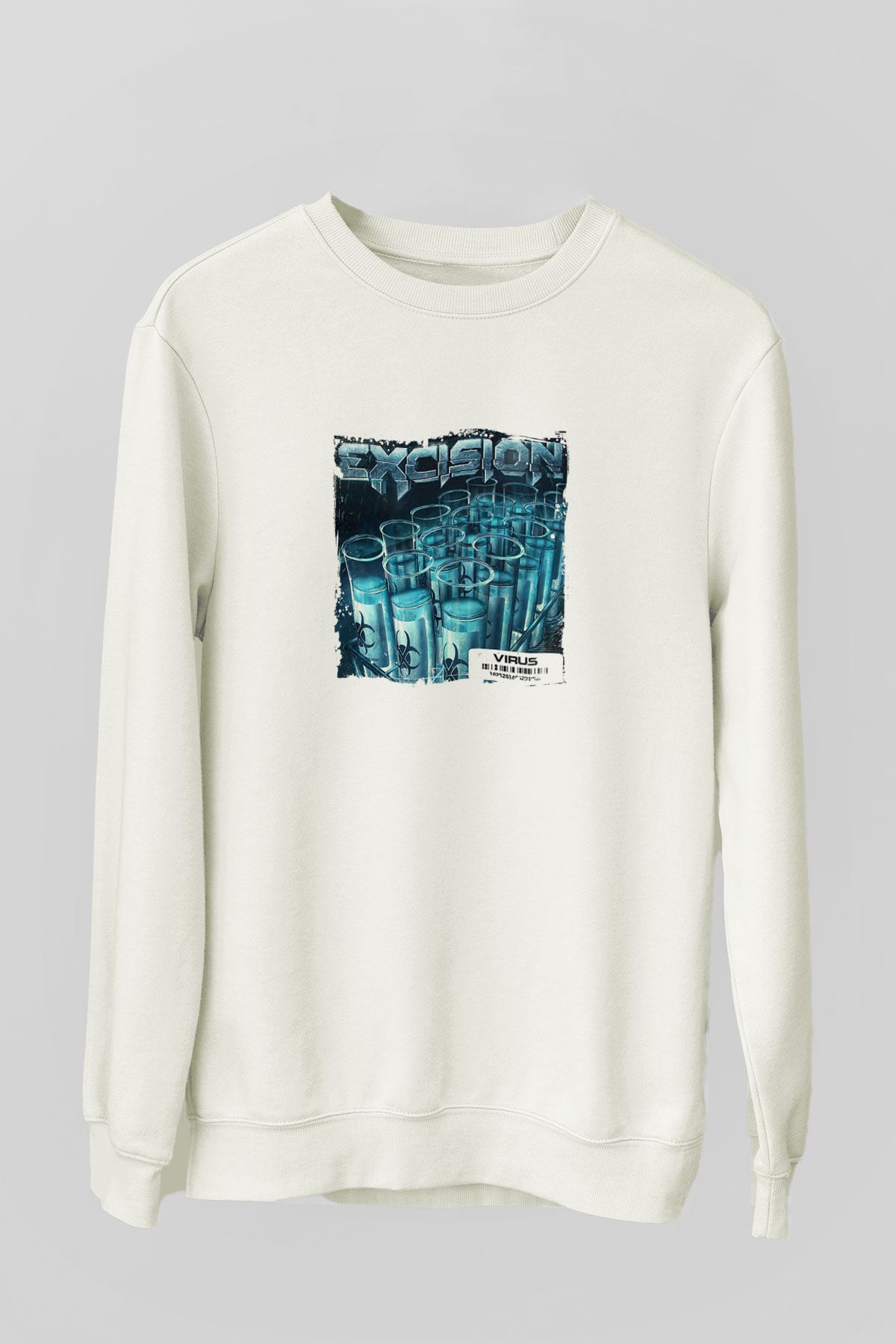 ExcisionBaskılı Beyaz Sweatshirt