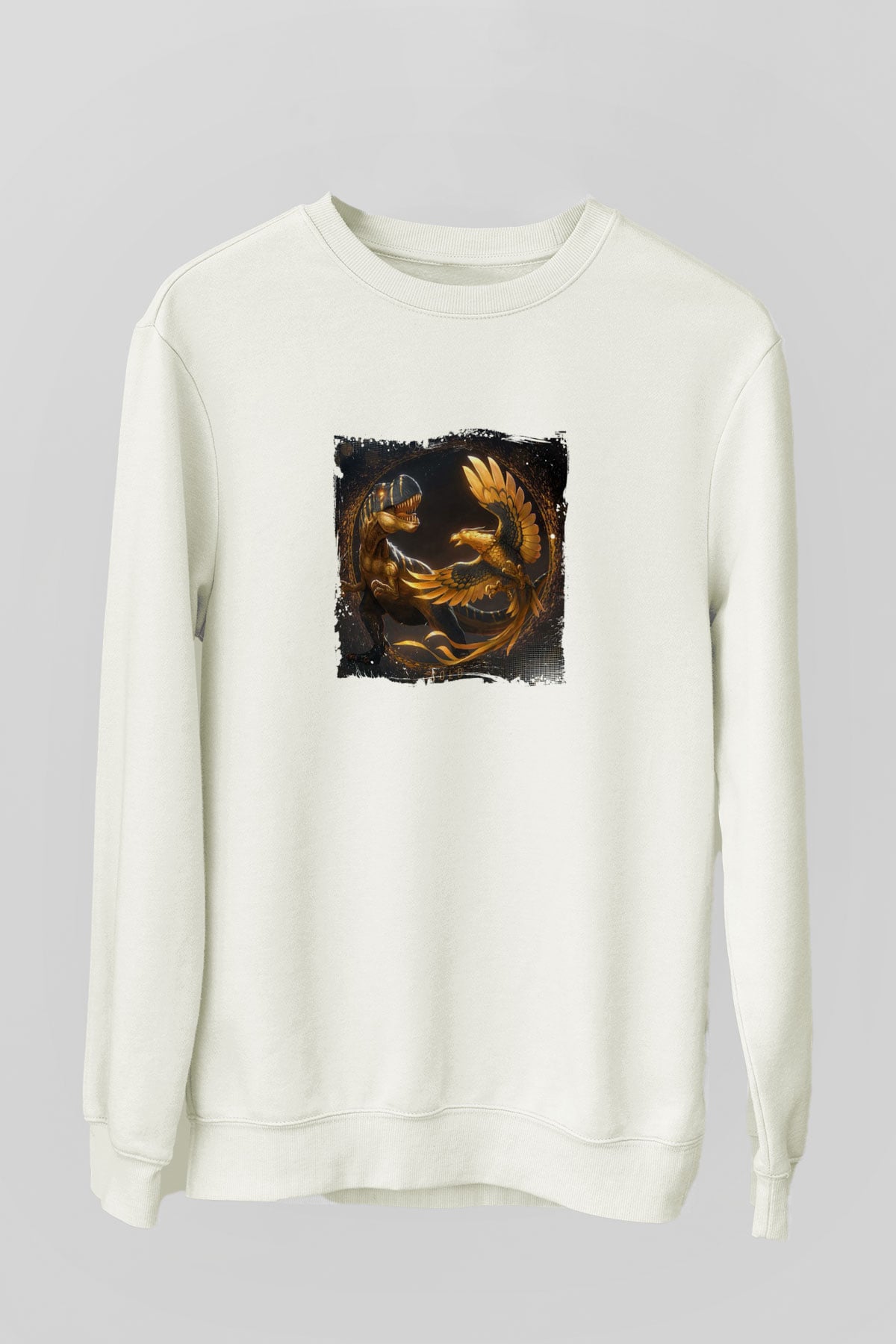 ExcisionBaskılı Beyaz Sweatshirt