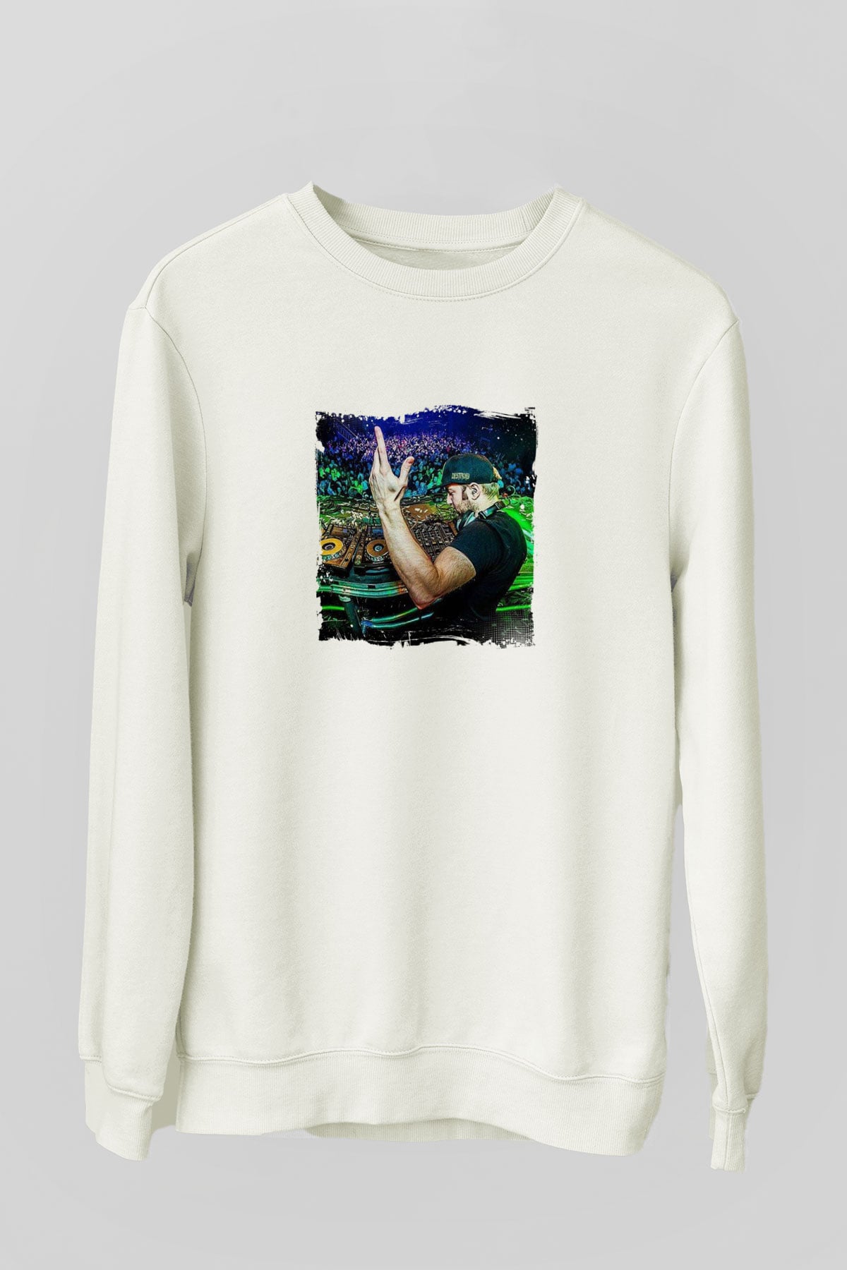 ExcisionBaskılı Beyaz Sweatshirt