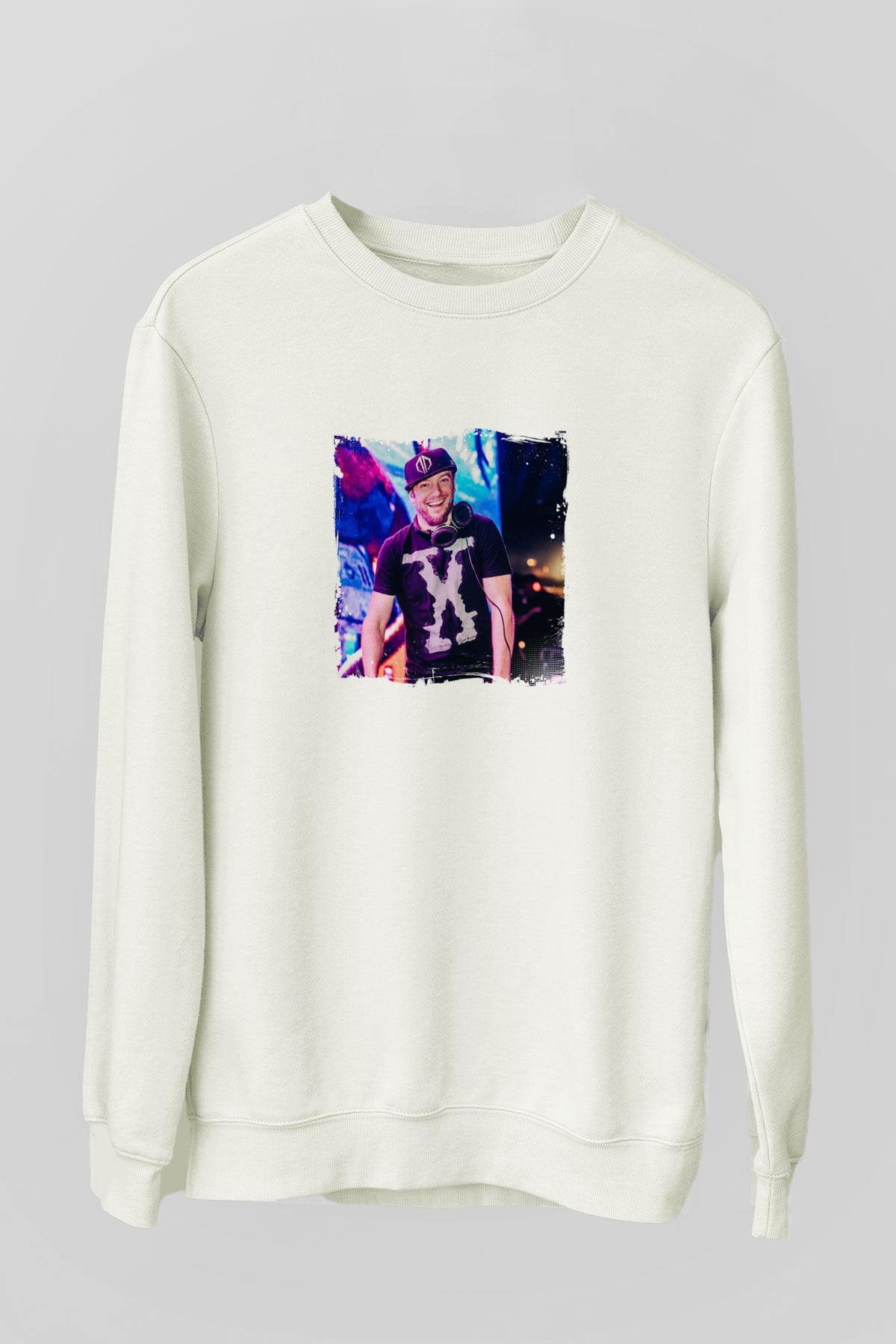 ExcisionBaskılı Beyaz Sweatshirt