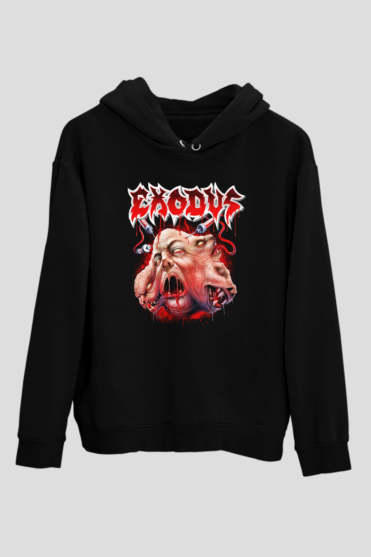 Exodus Siyah Unisex Hoodie