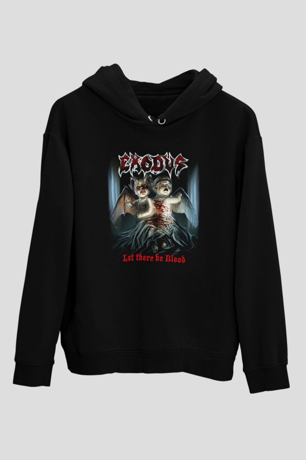 Exodus Siyah Unisex Hoodie