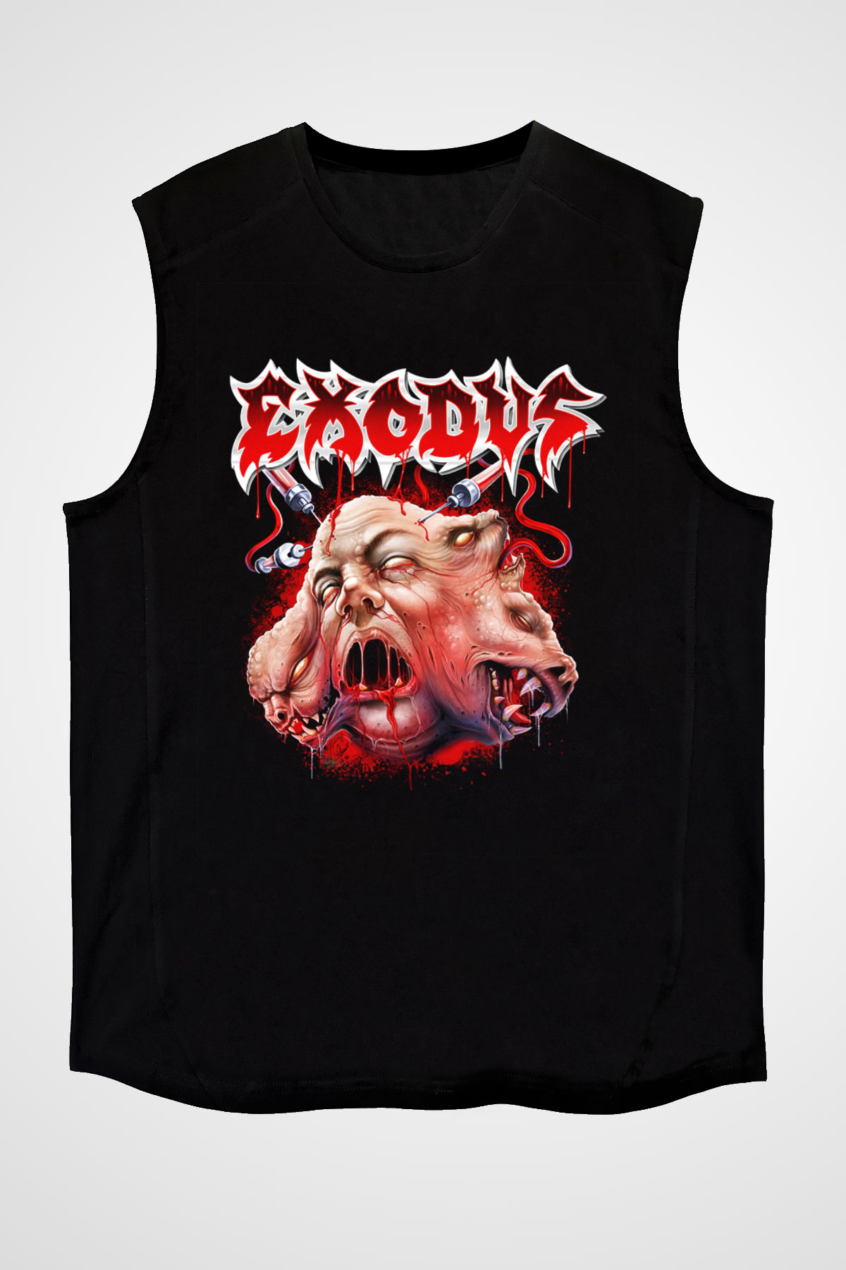 Exodus Siyah Unisex Kolsuz Tişört